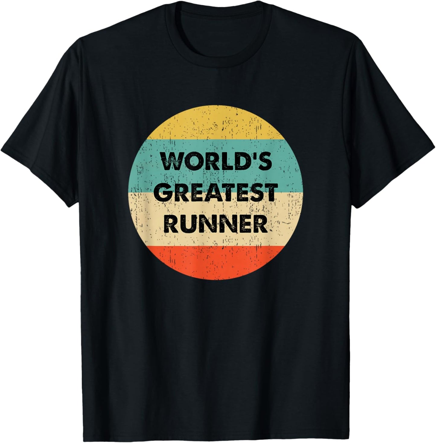 World's Greatest Runner T-Shirt - T-Shirt | Black