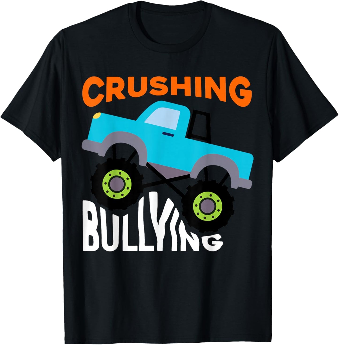 Boys Blue Anti Bullying Be A Friend Not A Bully Prevention T-Shirt - T-Shirt | Black