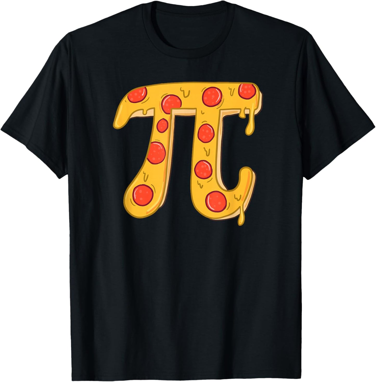 Pizza Pi T-Shirt - T-Shirt | Black