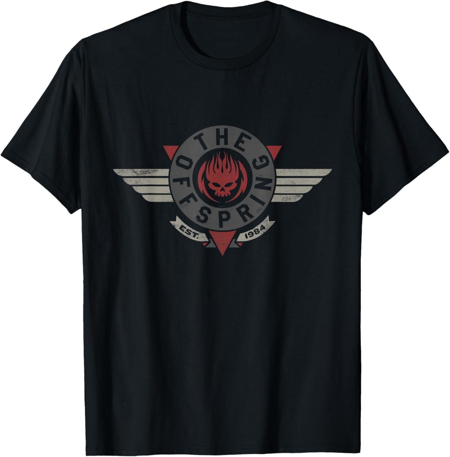 The Offspring Official Geometric Wings Logo T-Shirt - T-Shirt | Black