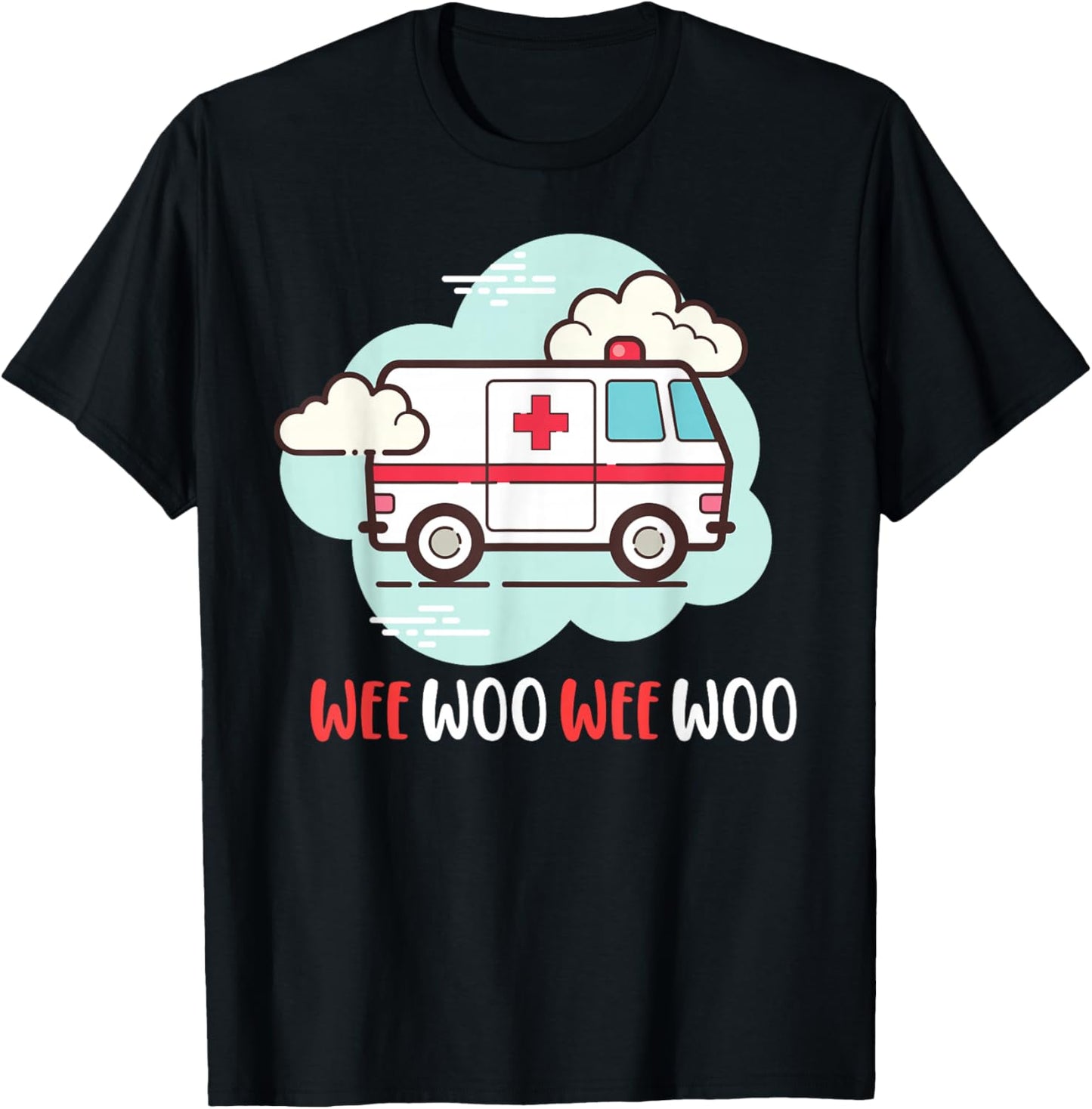 Cute ambulance for kids T-Shirt - T-Shirt | Black