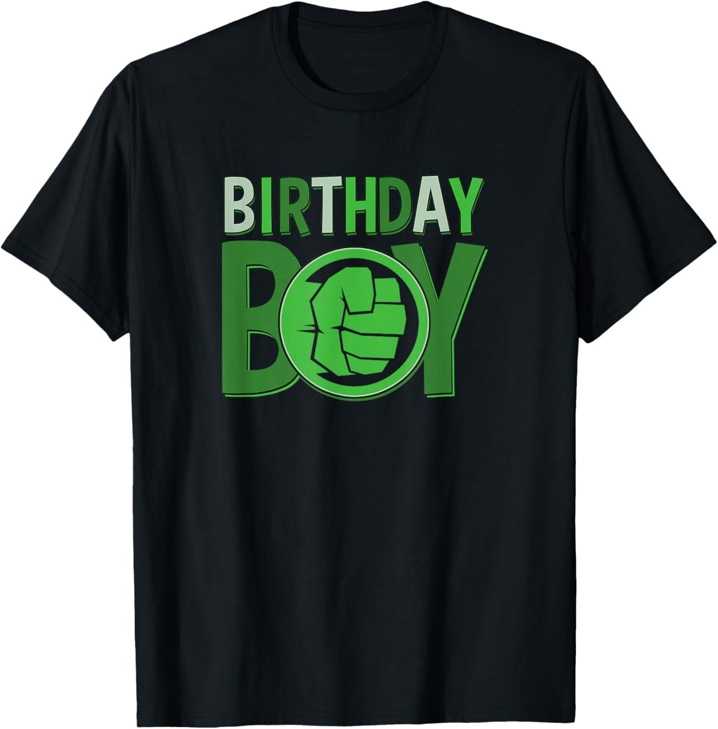 Marvel Avengers Incredible Hulk Birthday Boy Small T-Shirt - T-Shirt | Black