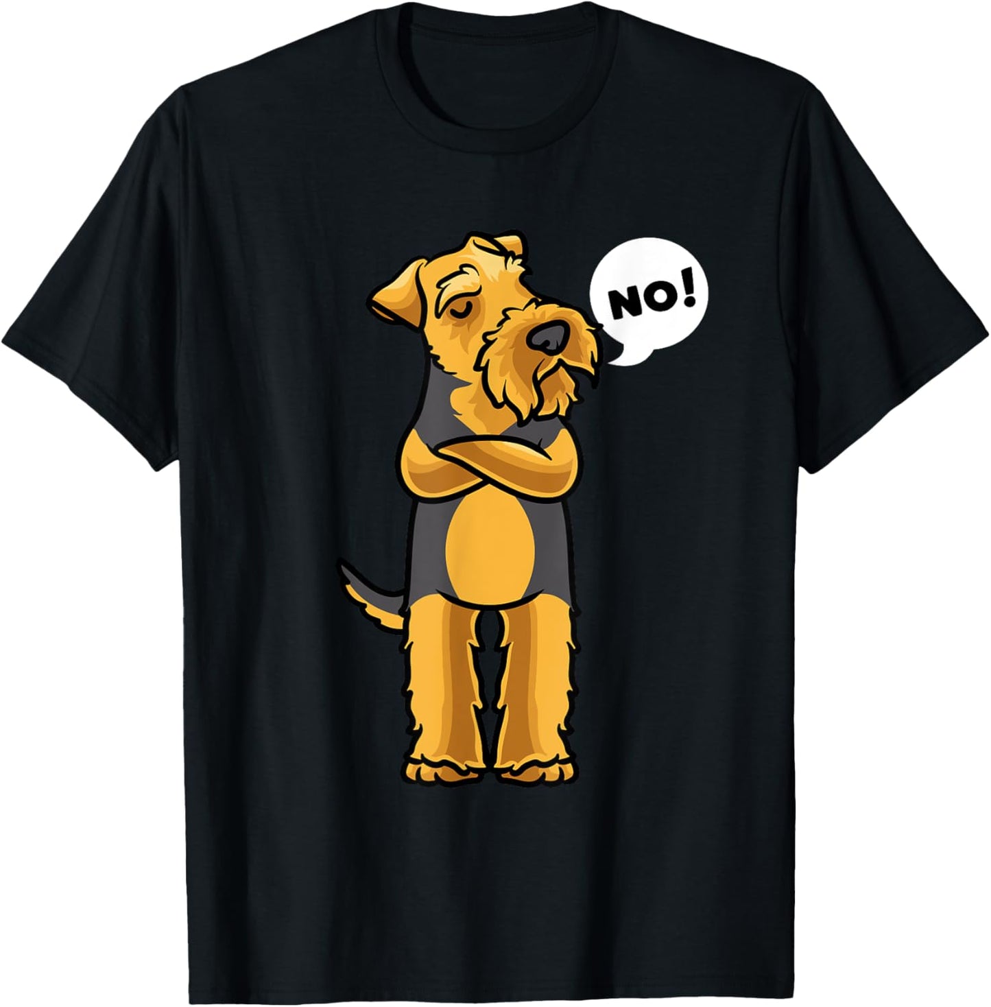 Stubborn Welsh Terrier Dog Women Girls Kids T-Shirt - T-Shirt | Black
