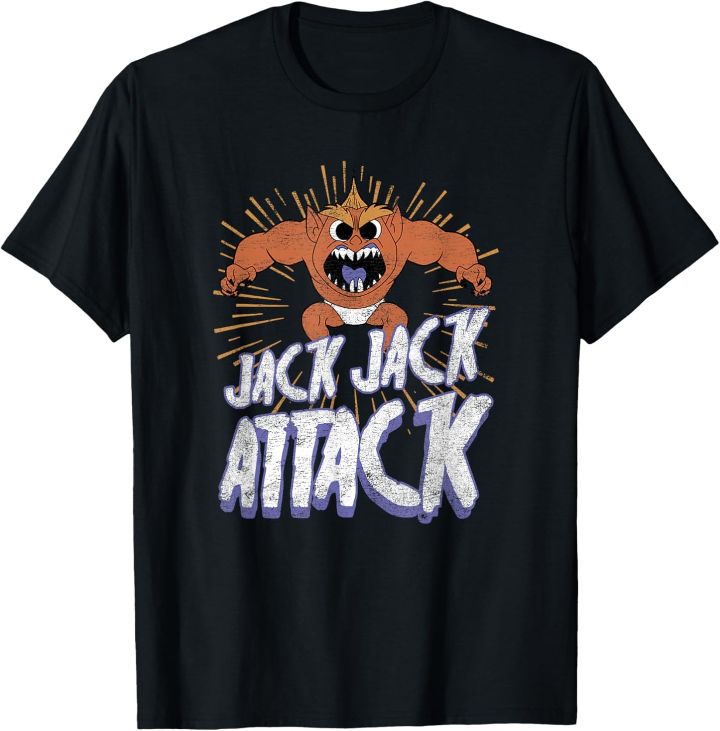 Disney Pixar The Incredibles Halloween Jack-Jack Attack T-Shirt - T-Shirt | Black