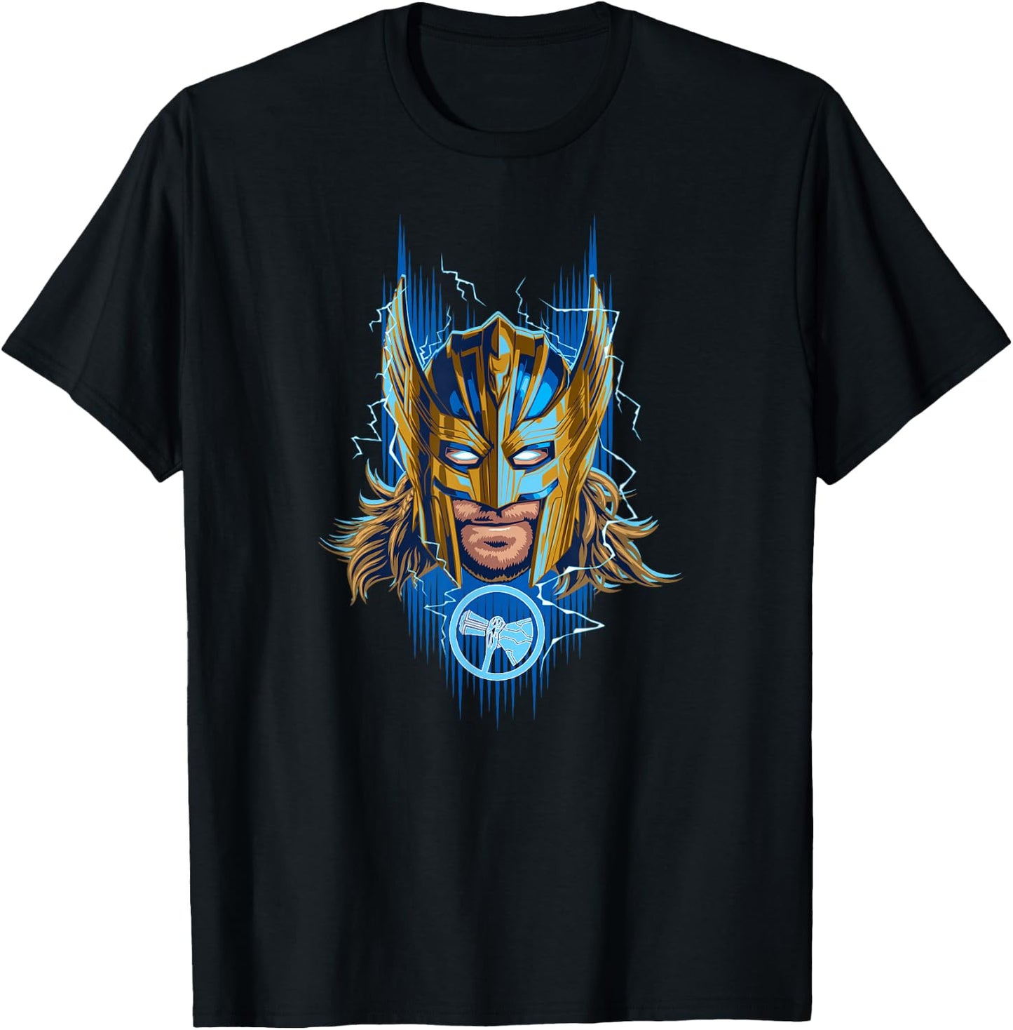 Marvel Thor: Love and Thunder Golden Armor Thor T-Shirt - T-Shirt | Black