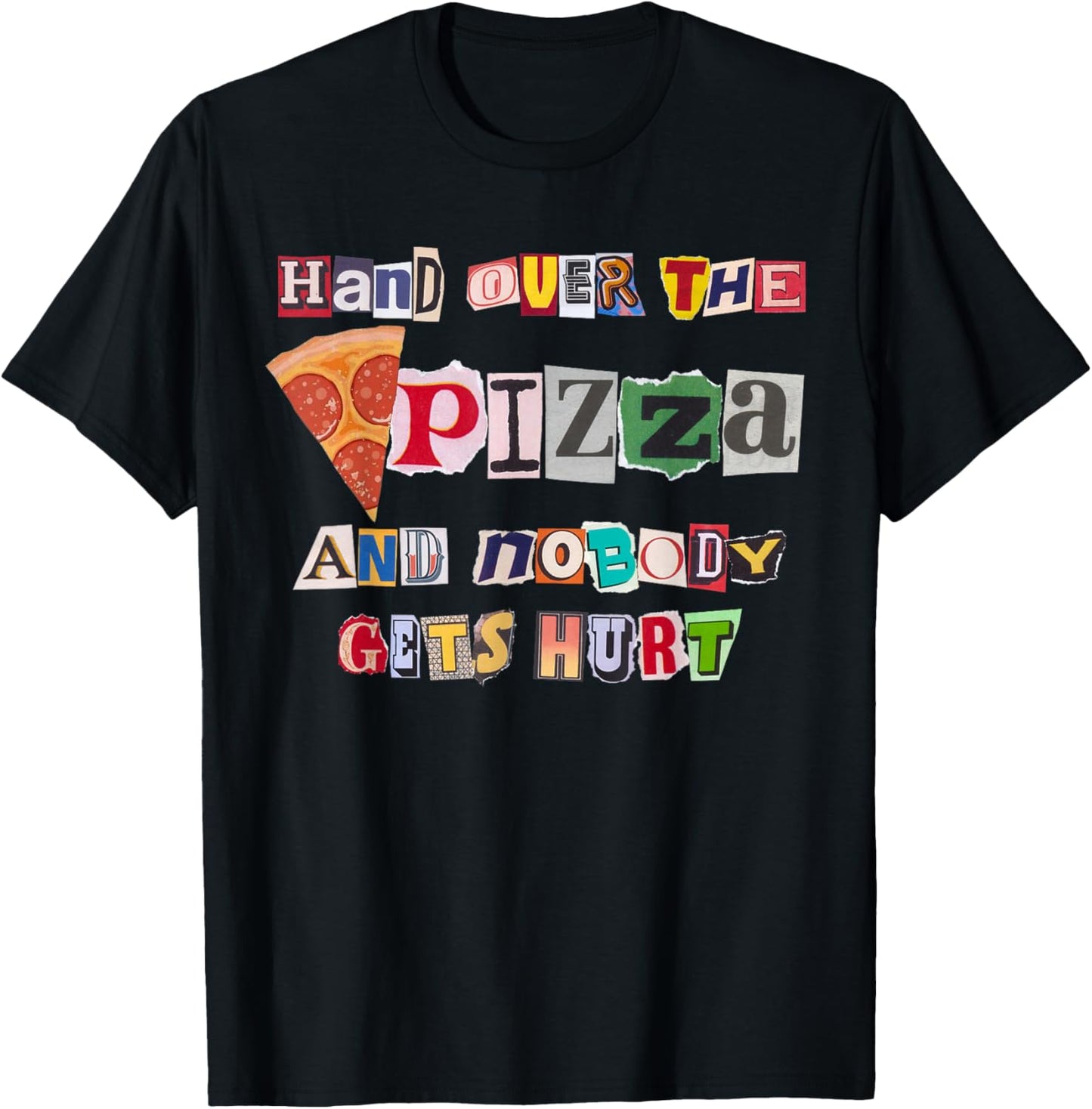 Funny Pizza Party Birthday for Kids Youth Men Women T-Shirt - T-Shirt | Black