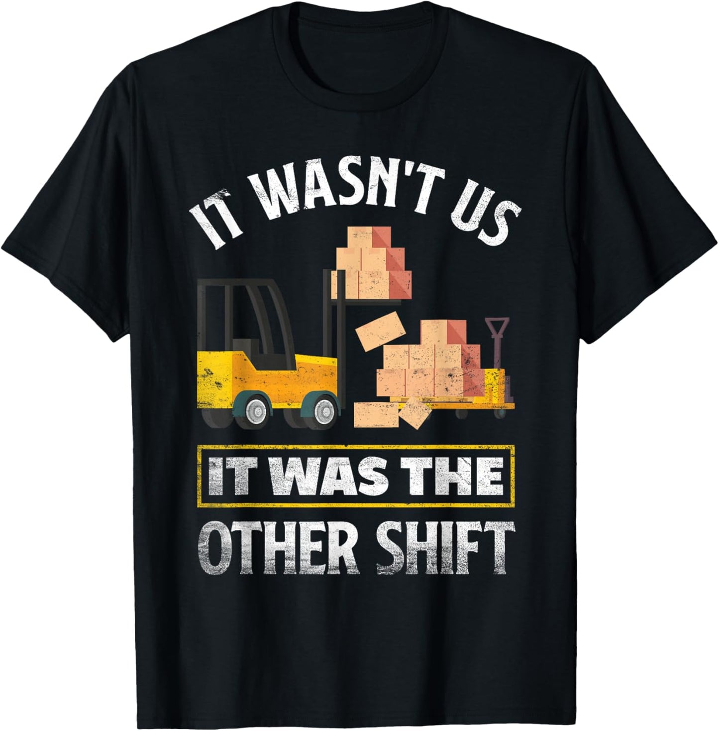 Night Shift Worker Overnight Shift Funny Shift Worker T-Shirt - T-Shirt | Black