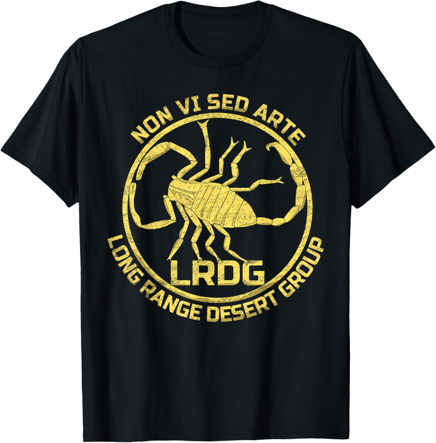 LRDG British Special Force Range Desert Group British WW2 T-Shirt - T-Shirt | Black