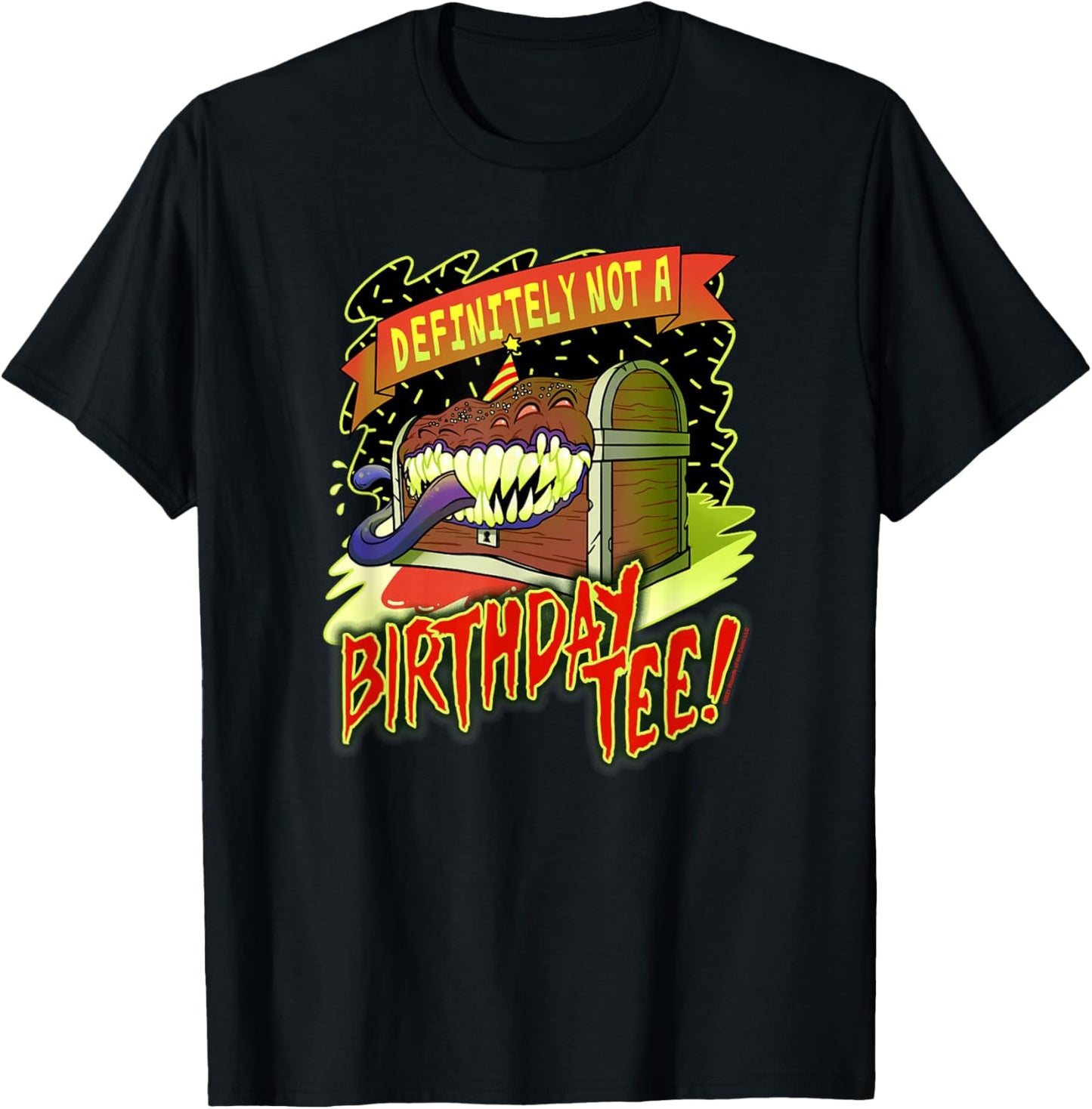 Dungeons & Dragons Birthday Definitely Not A Birthday ! T-Shirt - T-Shirt | Black