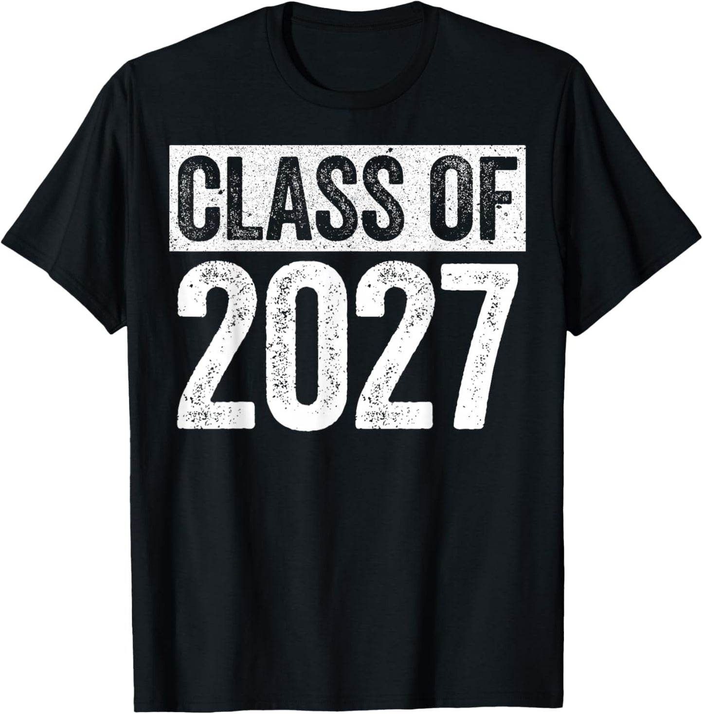 Class of 2027 Shirt Senior 2027 Graduation T-Shirt - T-Shirt | Black