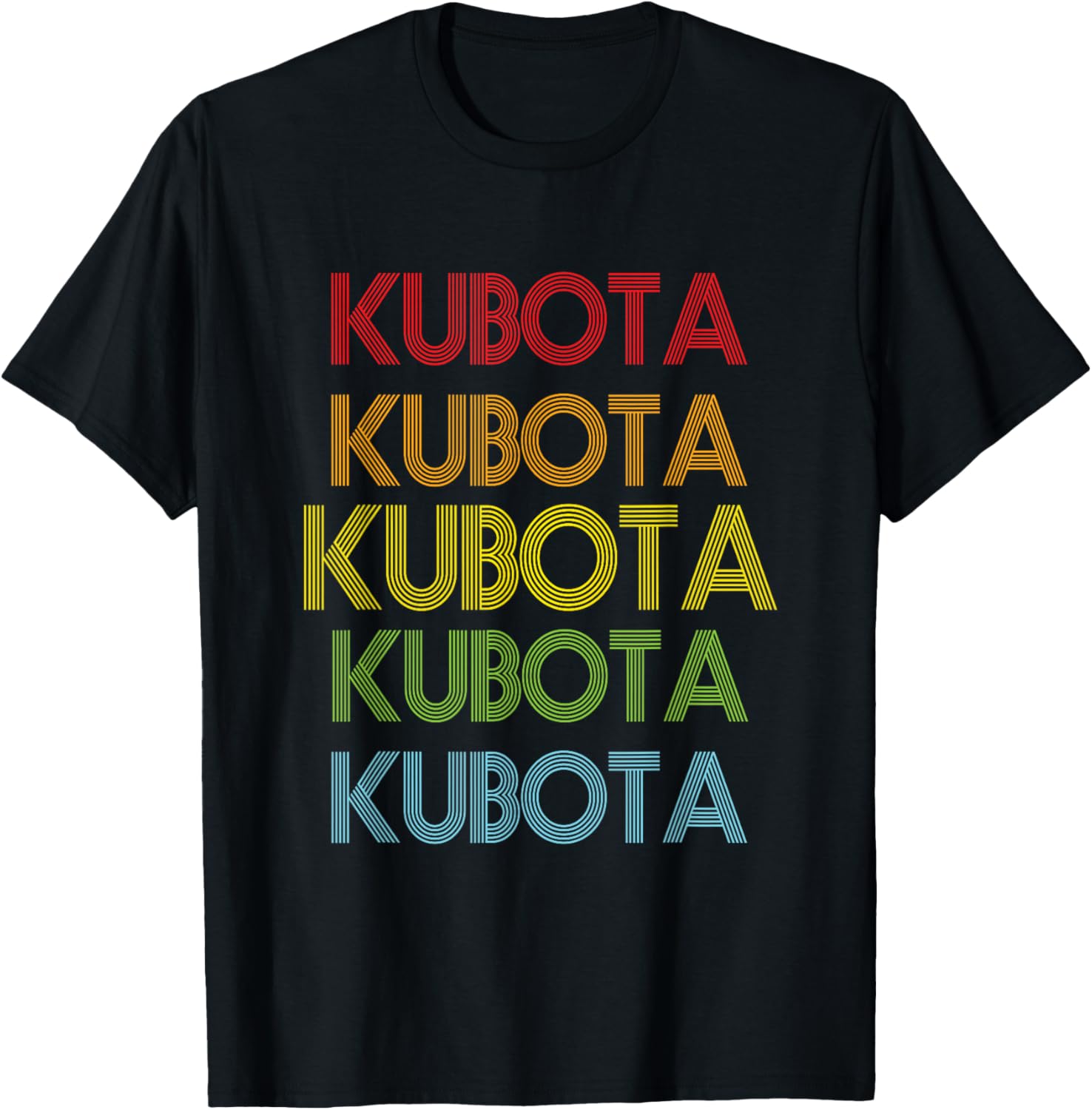 Kubota Name Gifts By Vnz , Black, Small T-Shirt - T-Shirt | Black