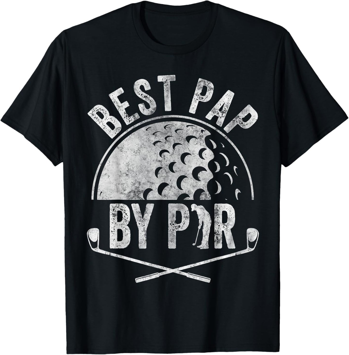 Best Pap By Par Shirt Golf Lover Sports Gift Golf Golfer T-Shirt - T-Shirt | Black