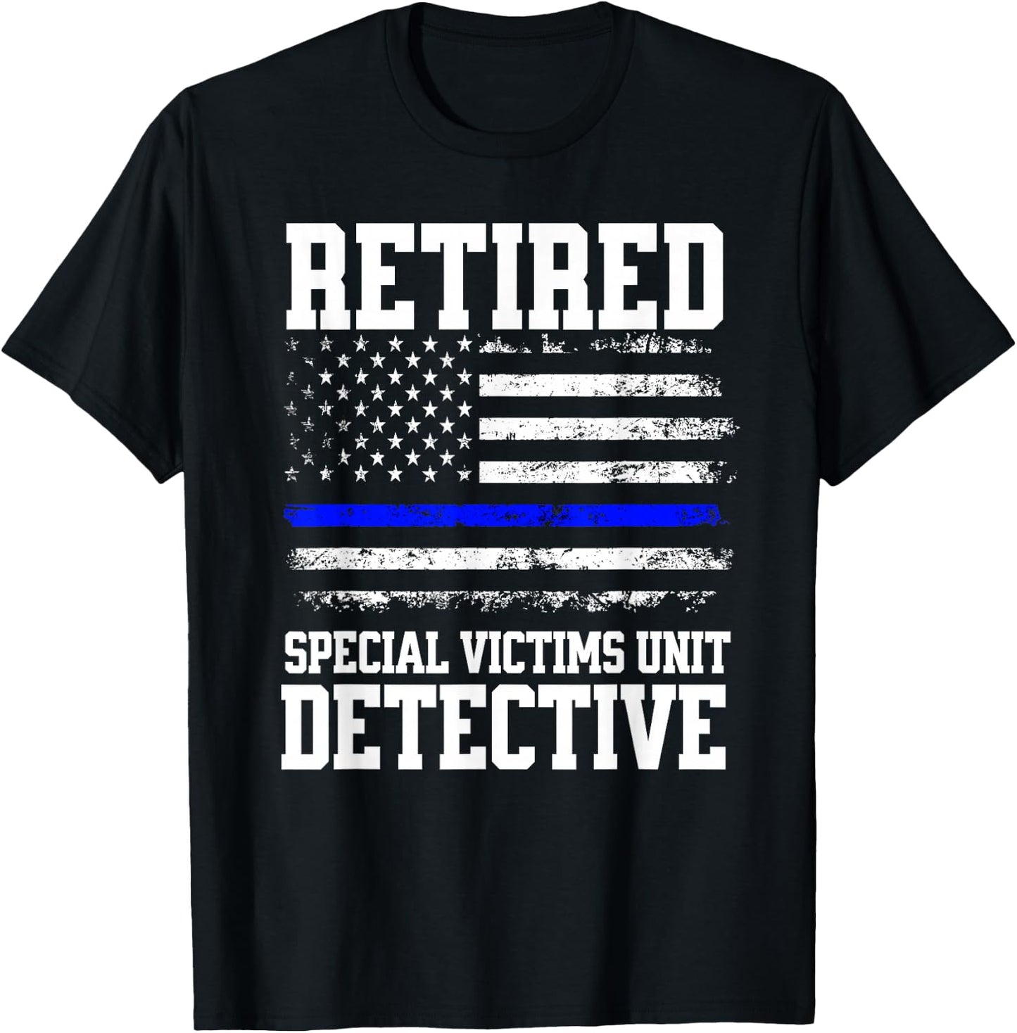 Retired Special Victims Unit Detective Shirt, Retirement T-Shirt - T-Shirt | Black