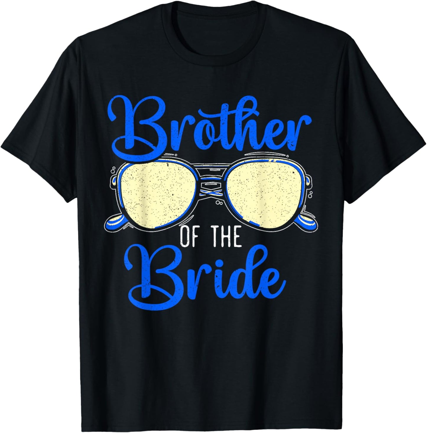 Brother Of The Bride Design for a Matching Bridal Party T-Shirt - T-Shirt | Black