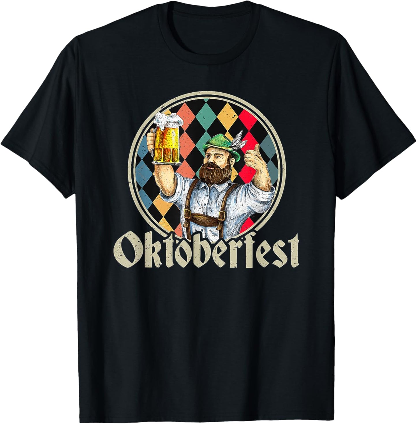 Oktoberfest Beer Bavarian Munich Beer Festival October Gift T-Shirt - T-Shirt | Black