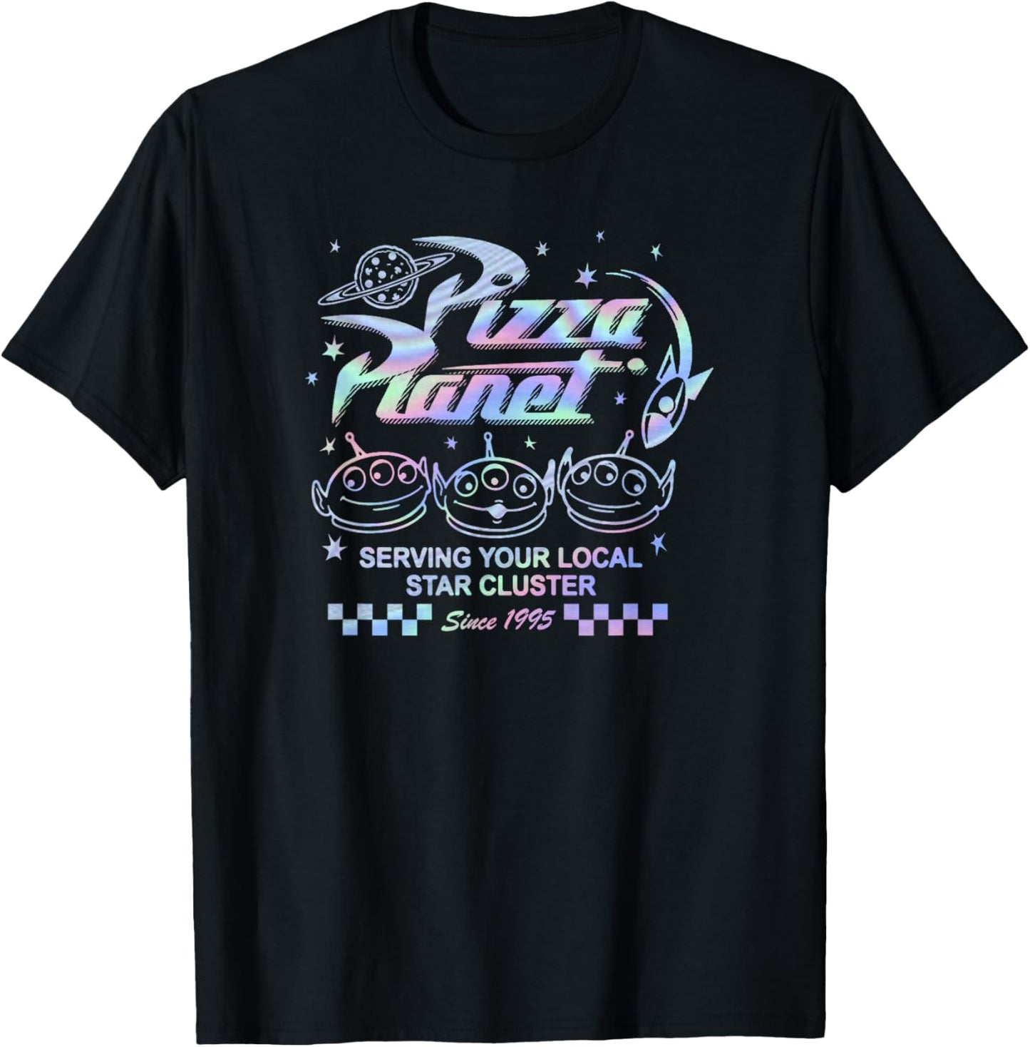 Disney Pixar Toy Story 3 Pizza Planet Aliens T-Shirt - T-Shirt | Black