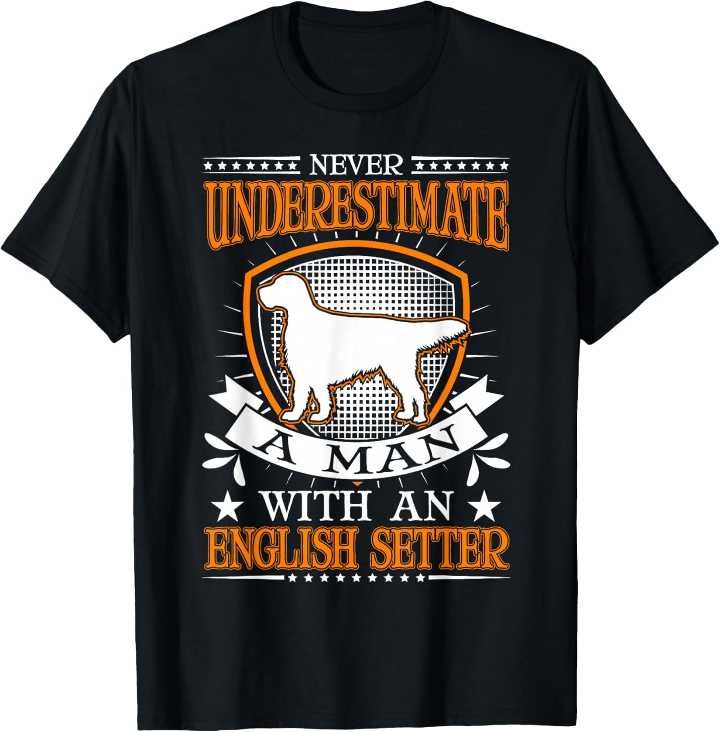 English Setter Man T-Shirt - T-Shirt | Black