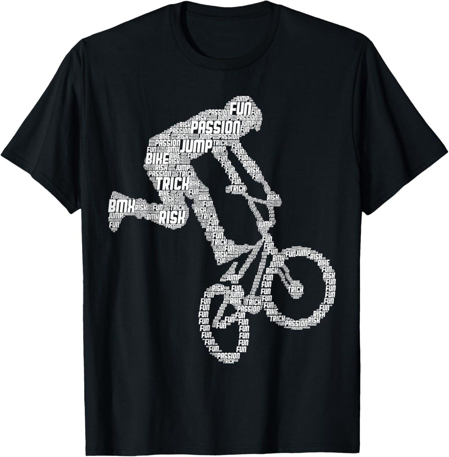 BMX Bike Stunt Freestyle Rider Boys Children T-Shirt - T-Shirt | Black