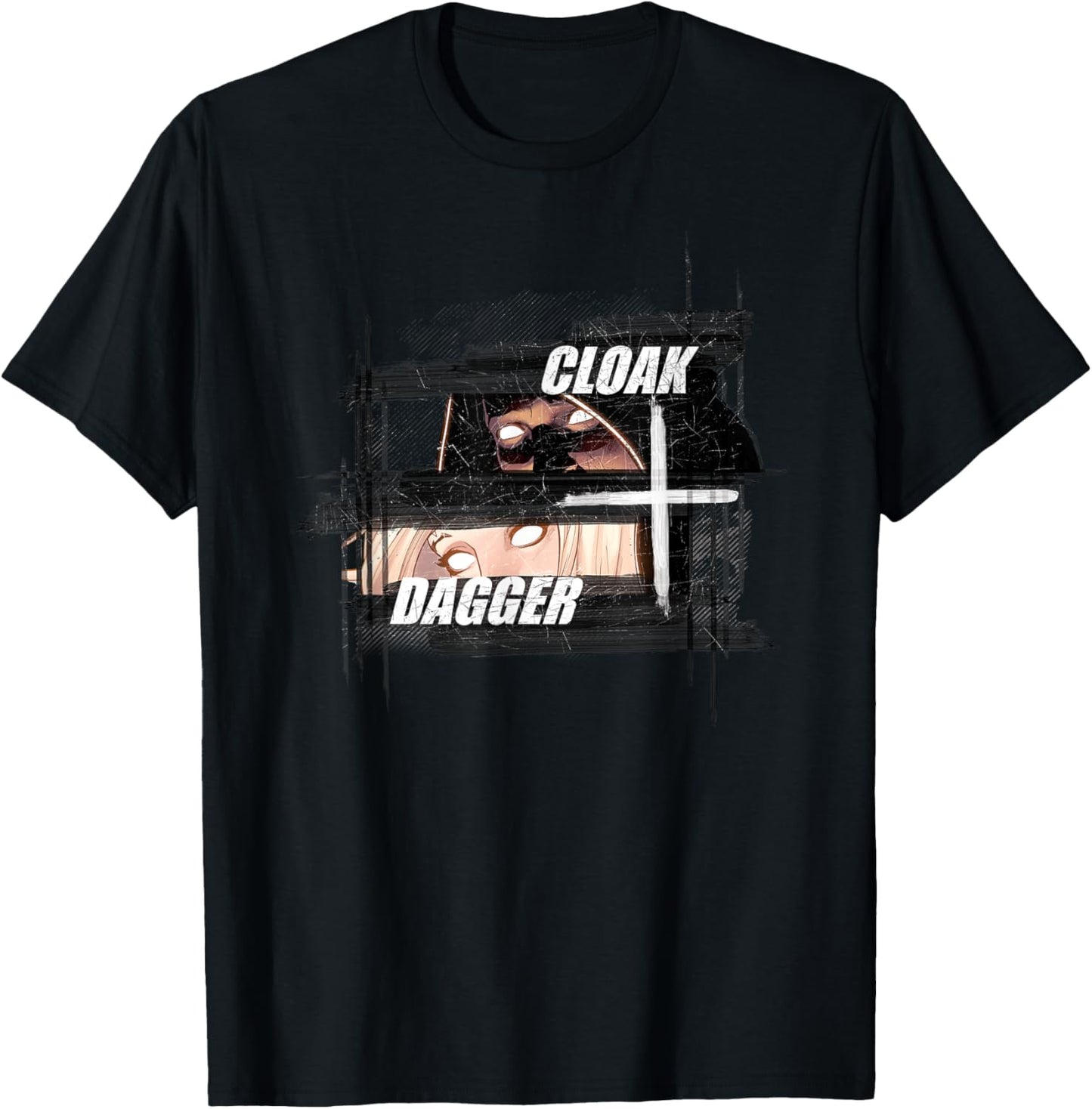 Marvel Cloak and Dagger Eyes T-Shirt - T-Shirt | Black
