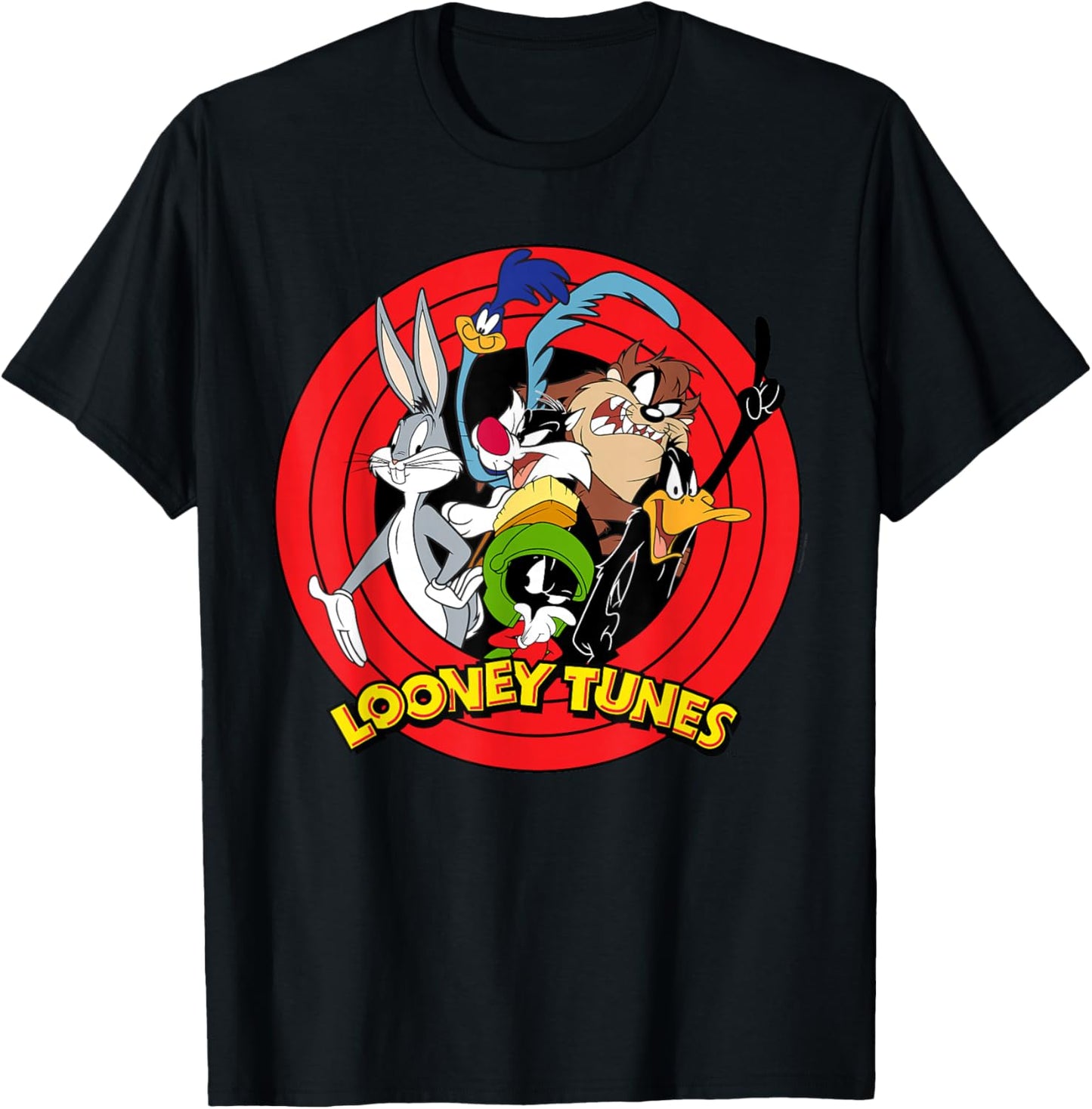 Looney Tunes Classic Characters T-Shirt - T-Shirt | Black