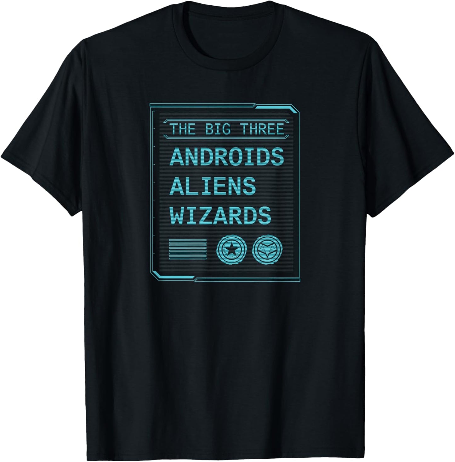 The Falcon and The Winter Soldier Androids Aliens Wizards T-Shirt - T-Shirt | Black