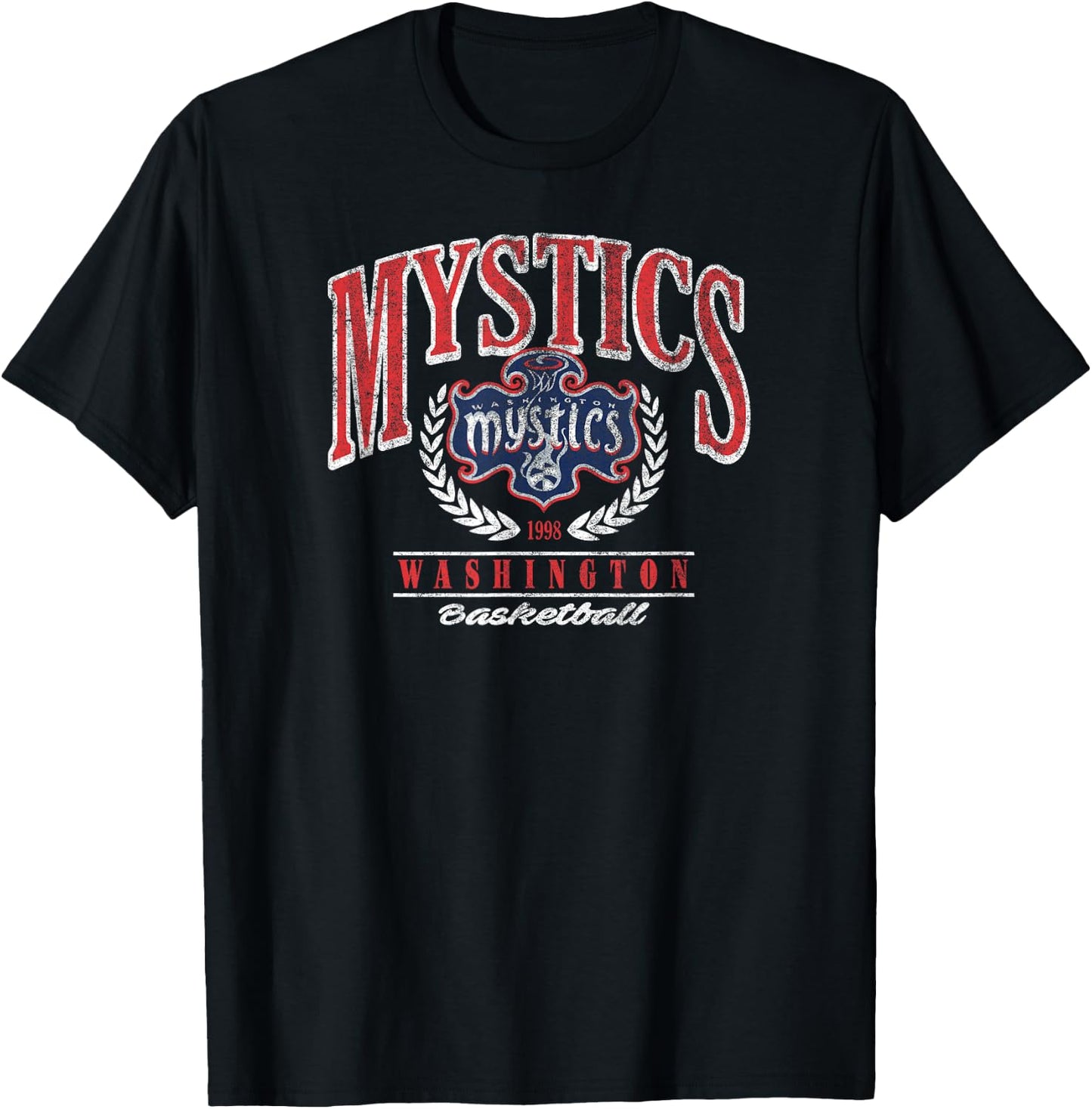 WNBA Washington Mystics Top Class Out Of Bounds T-Shirt - T-Shirt | Black