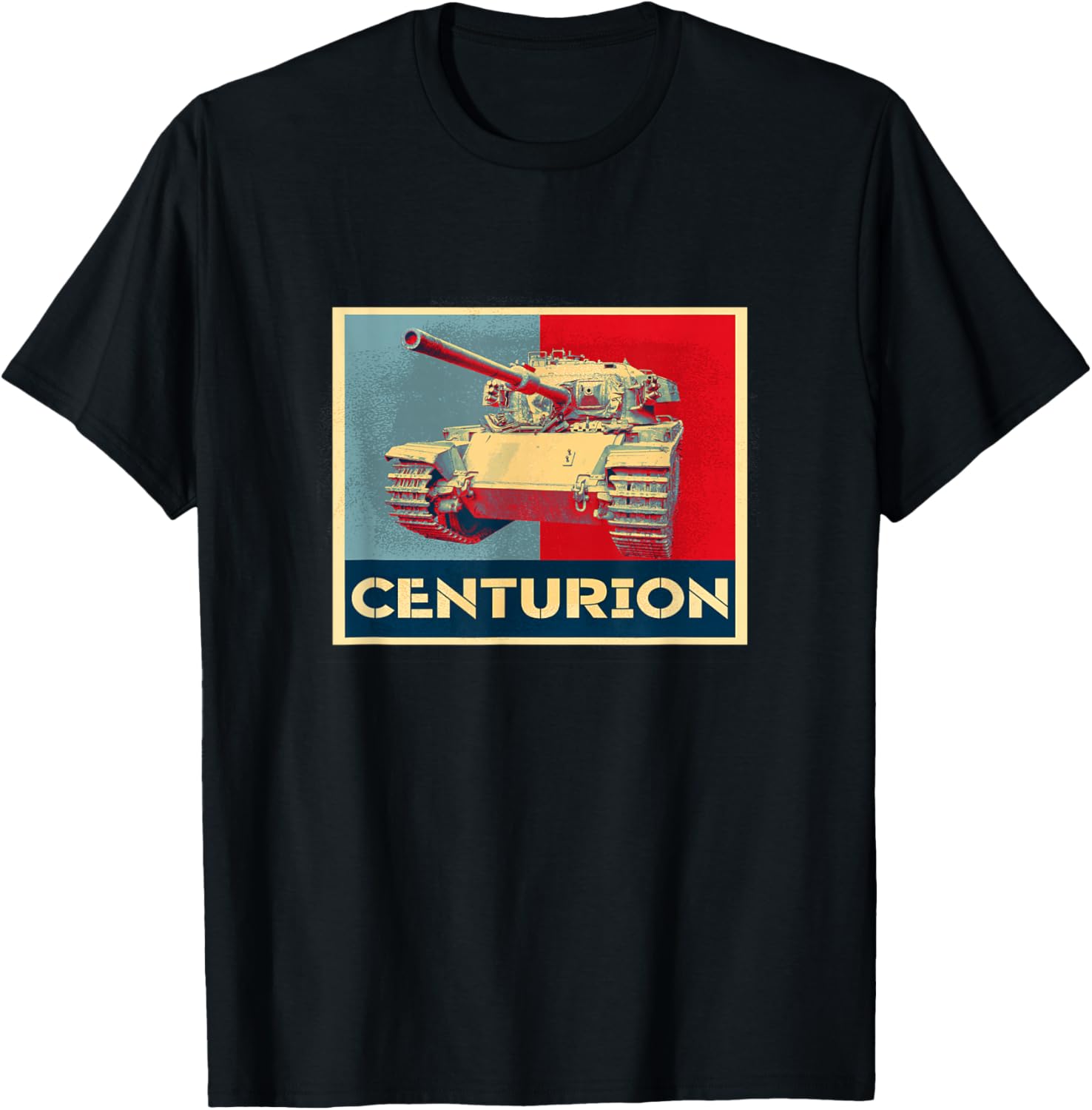 Centurion Tank WW2 British Military UK Armored Vehicle AFV T-Shirt - T-Shirt | Black