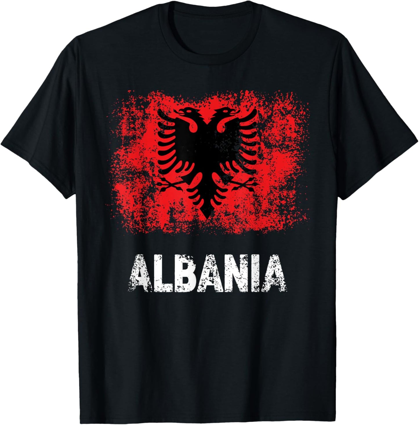 Albanian Patriot Albania Independence Day Albanian Flag Kids Men T-Shirt - T-Shirt | Black