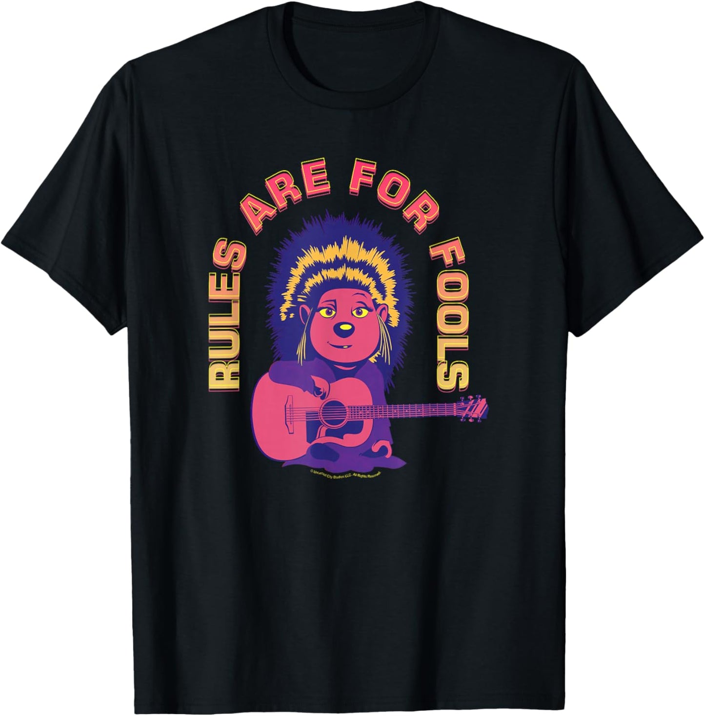 Sing 2 Ash Rules Are For Fools T-Shirt - T-Shirt | Black