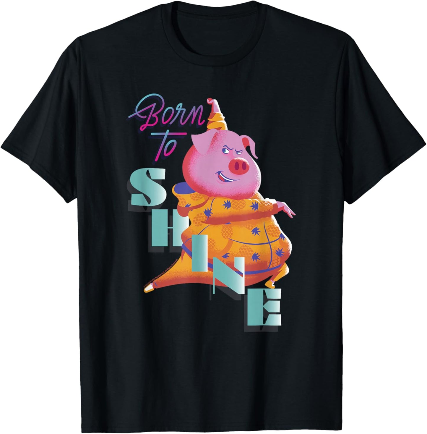 Sing 2 Gunter Born to Shine T-Shirt - T-Shirt | Black