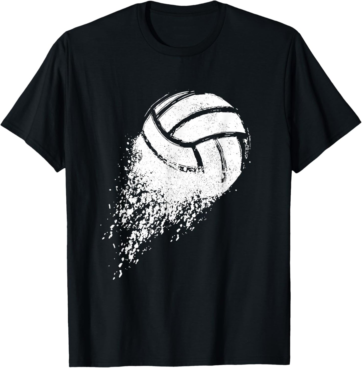 Volleyball Vintage Retro Sport Volleyball Player T-Shirt - T-Shirt | Black
