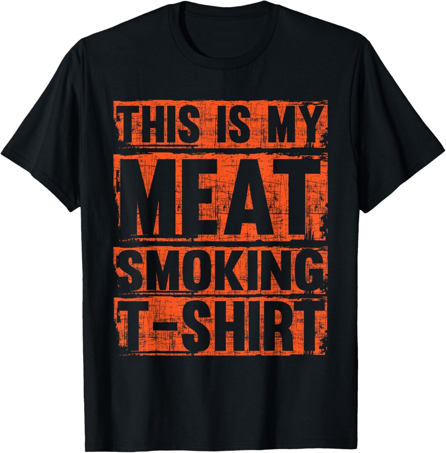 This Is My Meat Smoking BBQ Smoker Barbecue Chef Pit-master T-Shirt - T-Shirt | Black