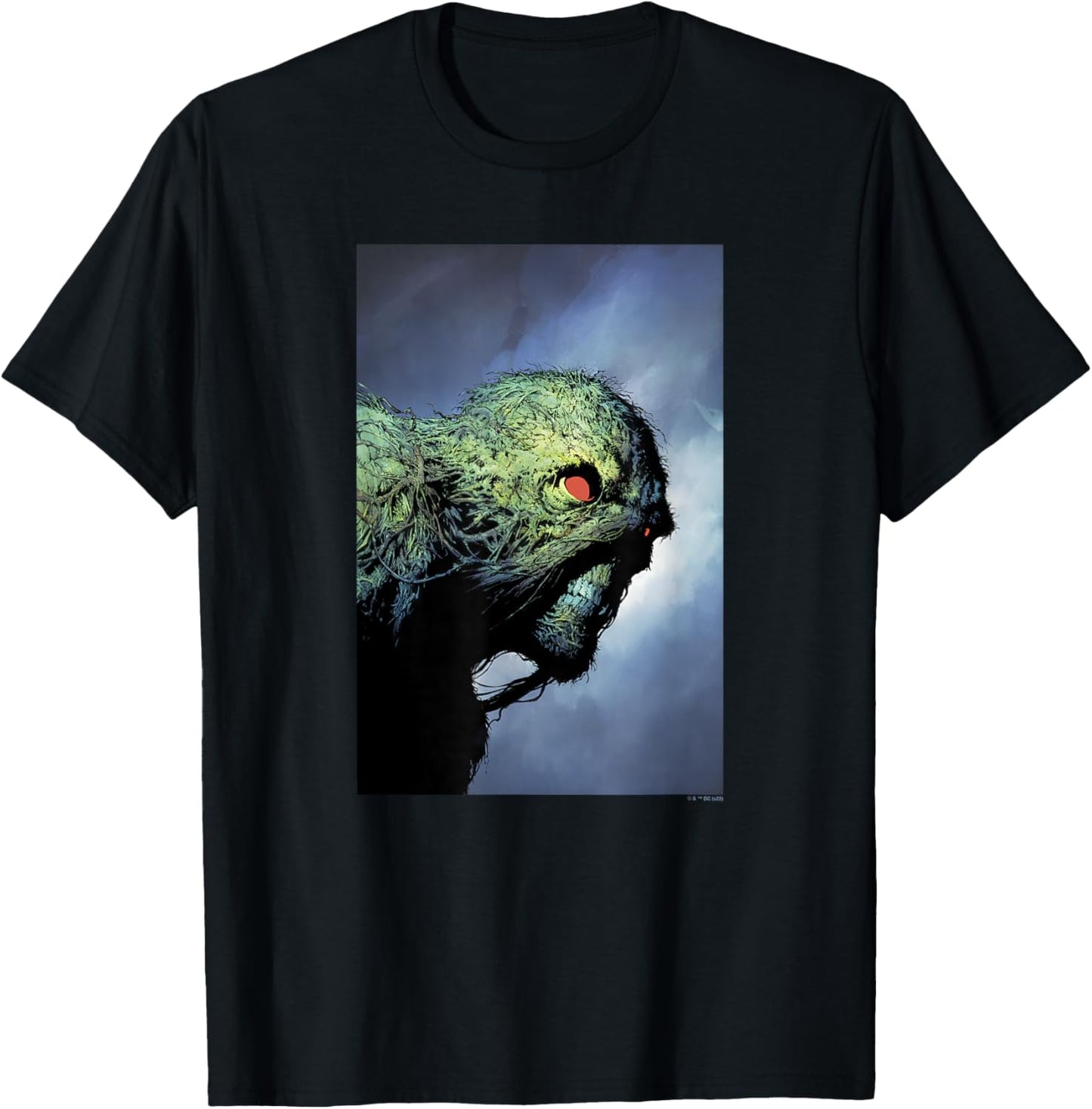 DC Comics Batman Swamp Thing Portrait T-Shirt - T-Shirt | Black