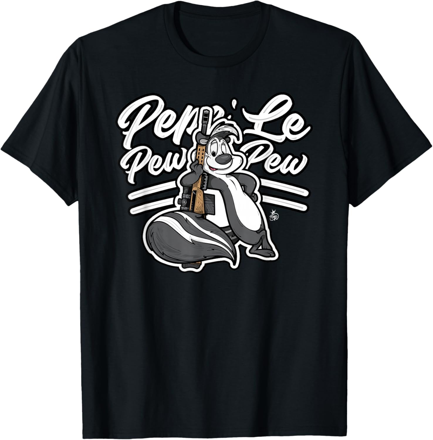Pepe Le PewPew Fifty Cal M8A1 Barrett Rifle T-Shirt - T-Shirt | Black