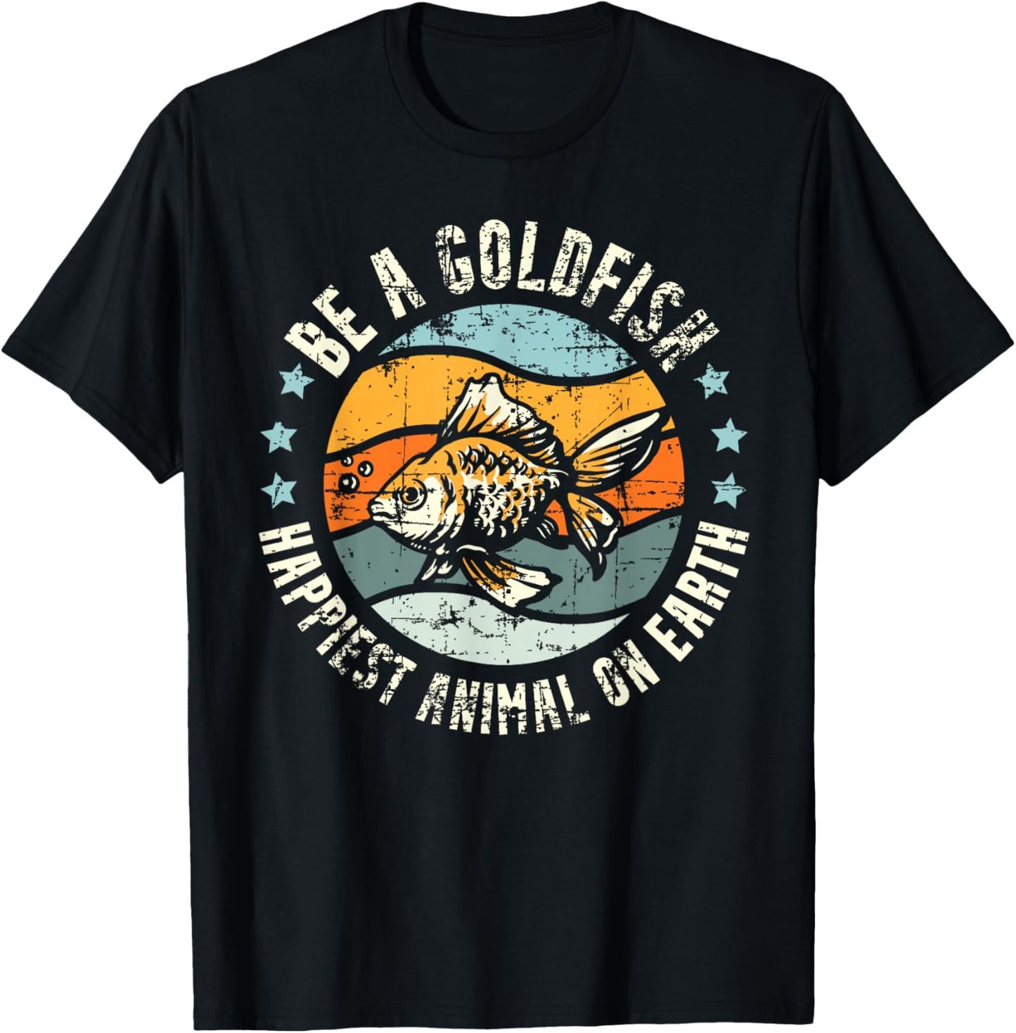 Be A Goldfish for a Soccer Motivational Quote T-Shirt - T-Shirt | Black