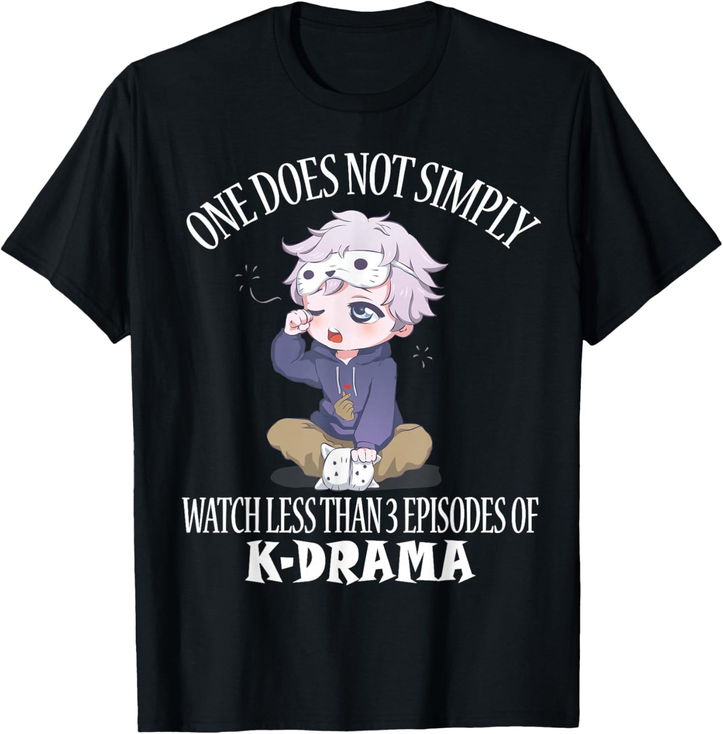 Korean Drama Kdrama Finger Heart Design T-Shirt - T-Shirt | Black