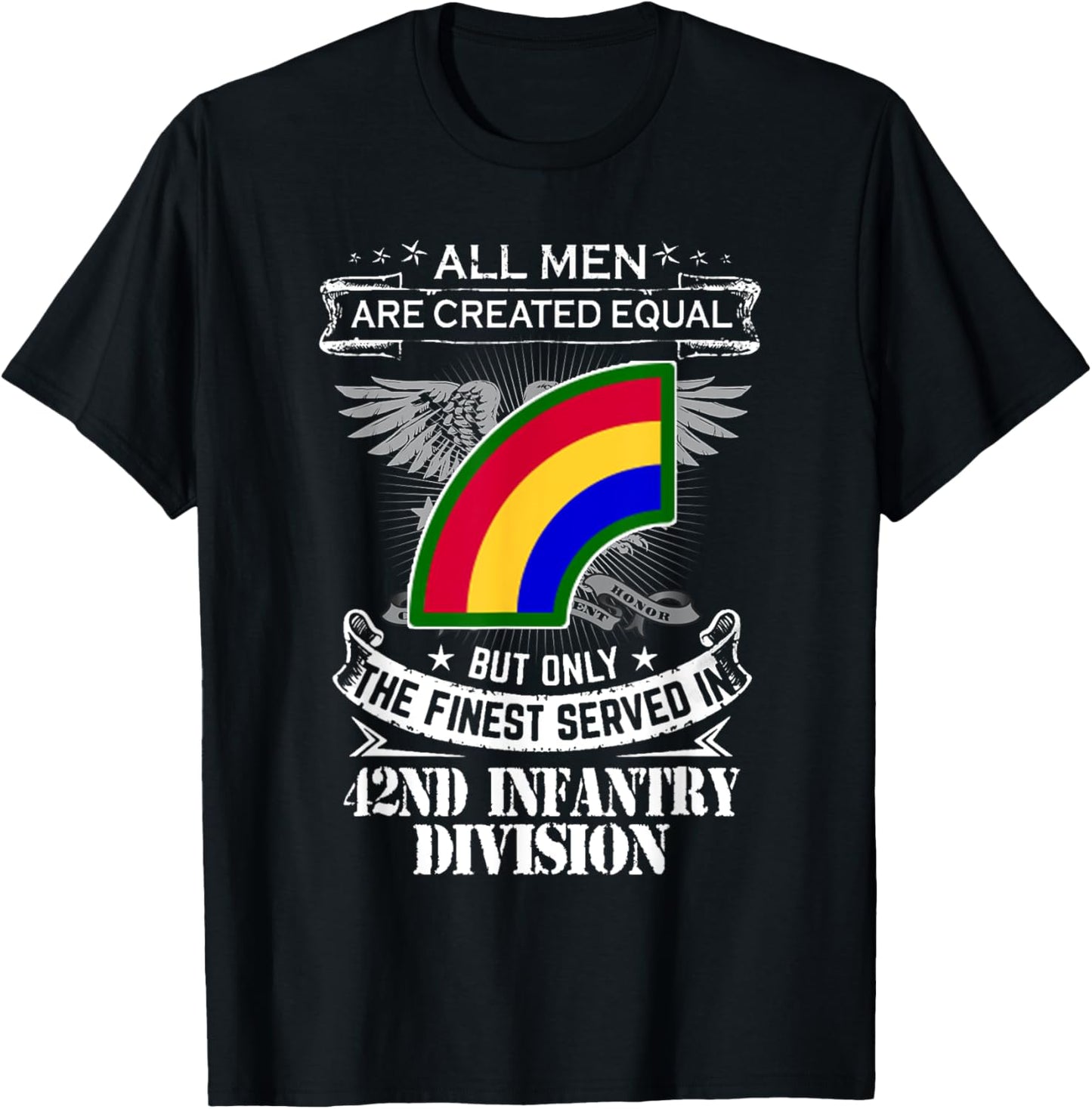42nd Infantry Division US Army T-Shirt - T-Shirt | Black