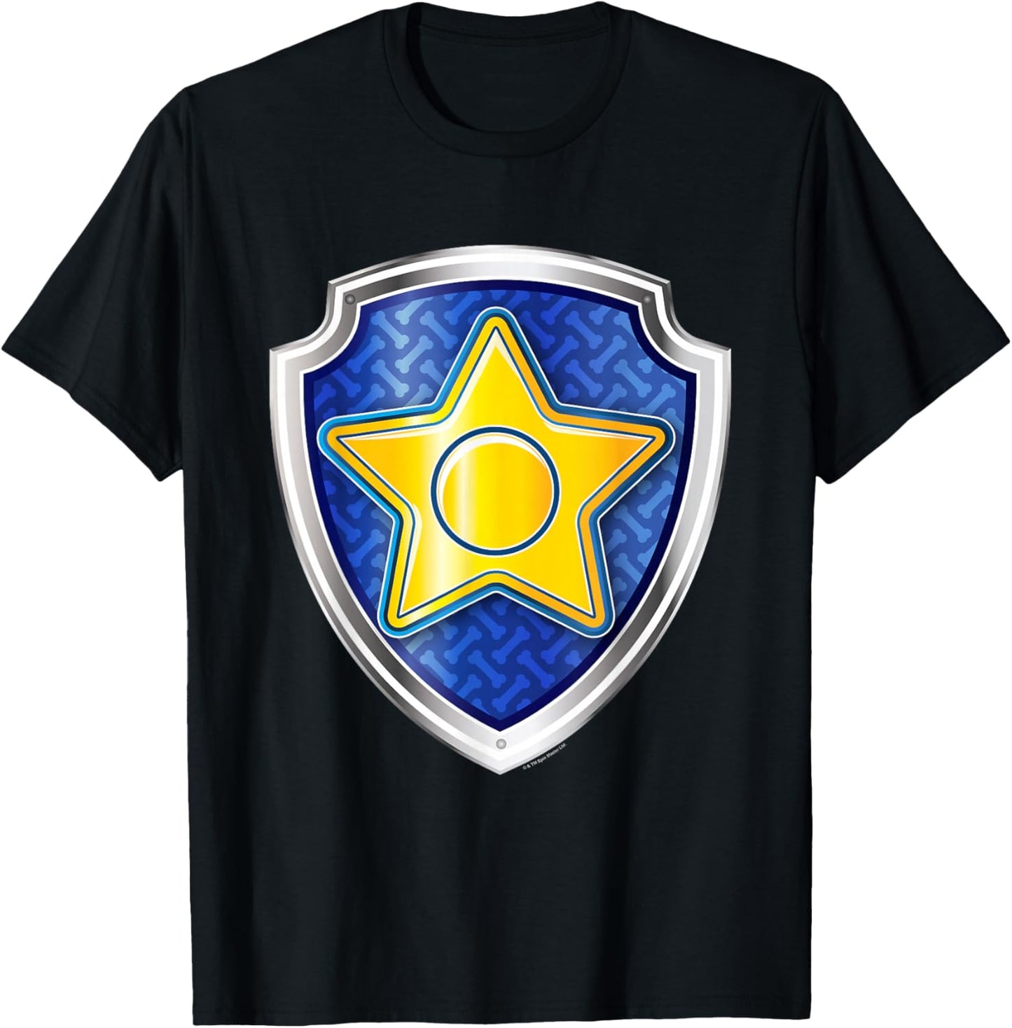 PAW Patrol Chase Badge T-Shirt - T-Shirt | Black
