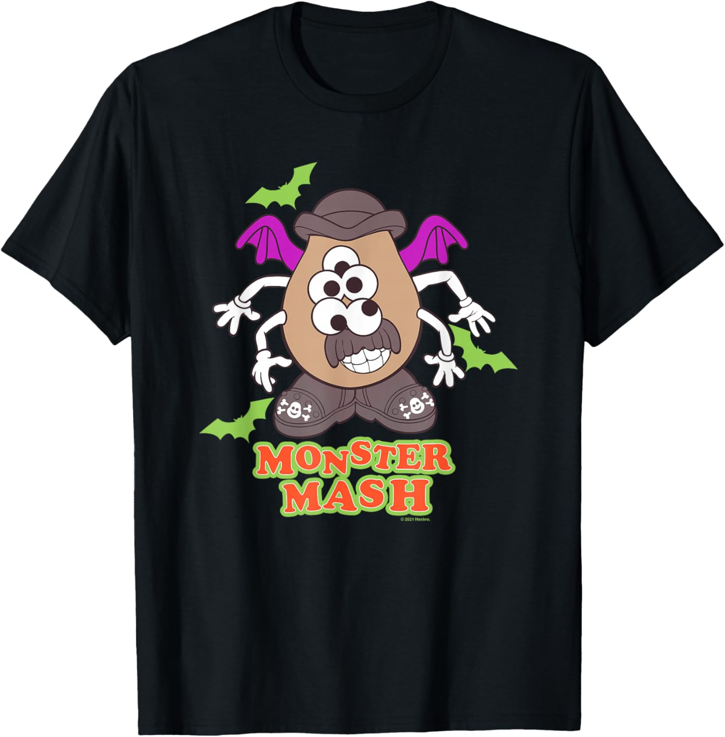 Mr. Potato Head Halloween Monster Mash T-Shirt - T-Shirt | Black