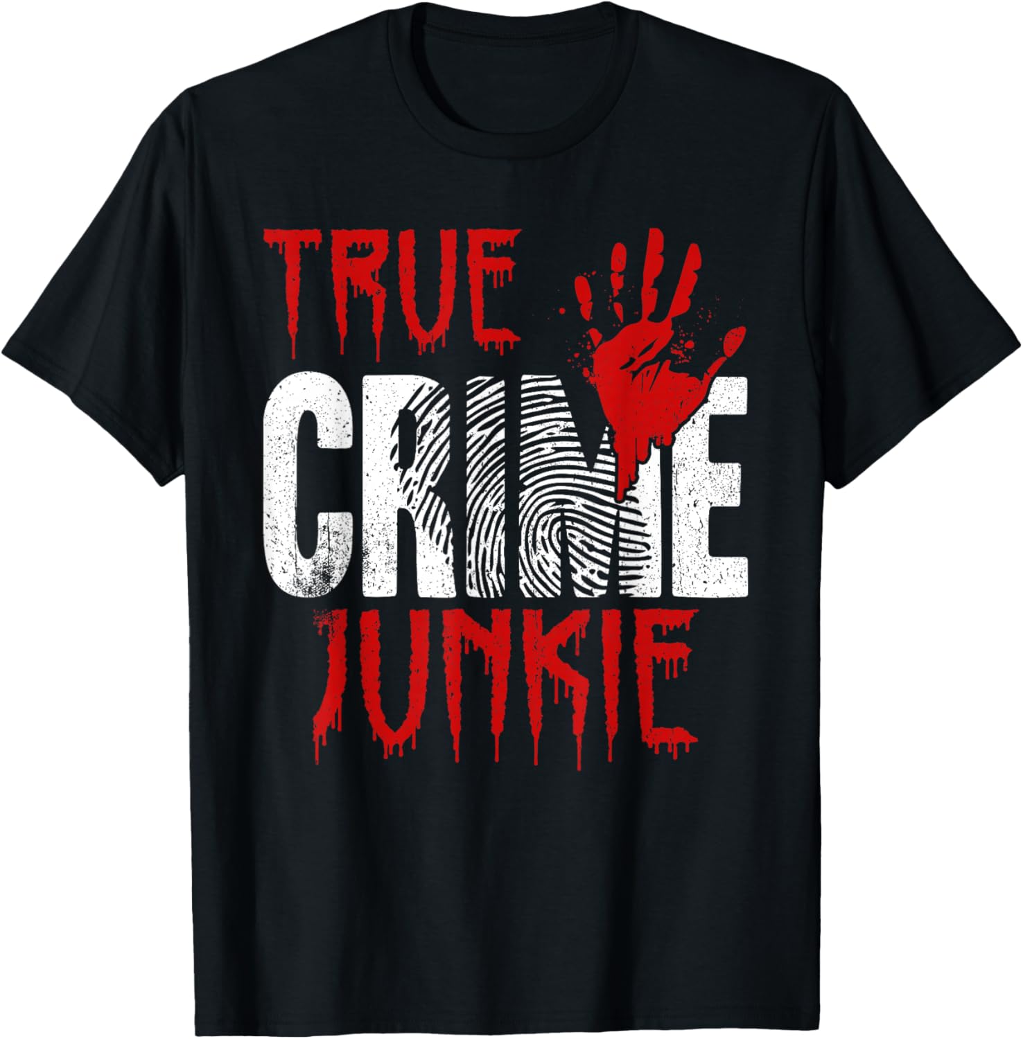 True Crime Junkie T-Shirt - T-Shirt | Black