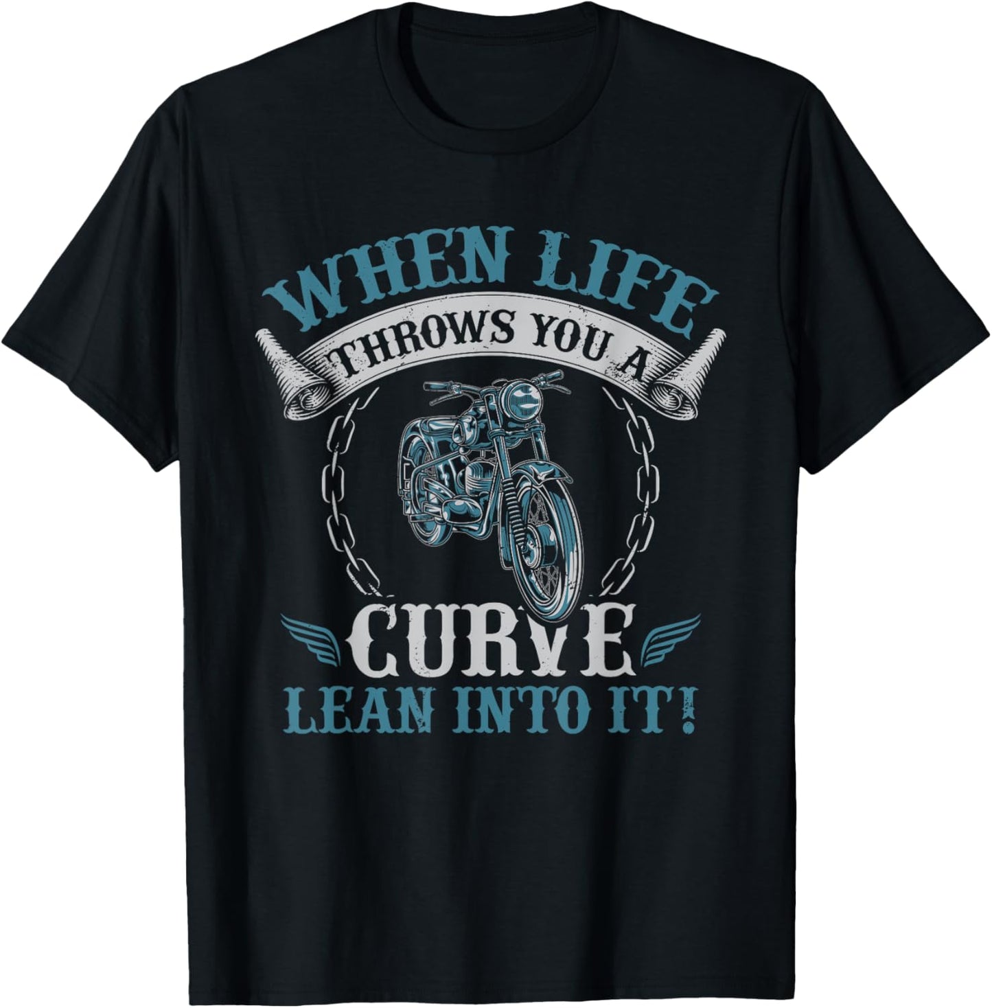 Funny Motorcycle Lover Graphic Women Men Motorcycle Rider T-Shirt - T-Shirt | Black
