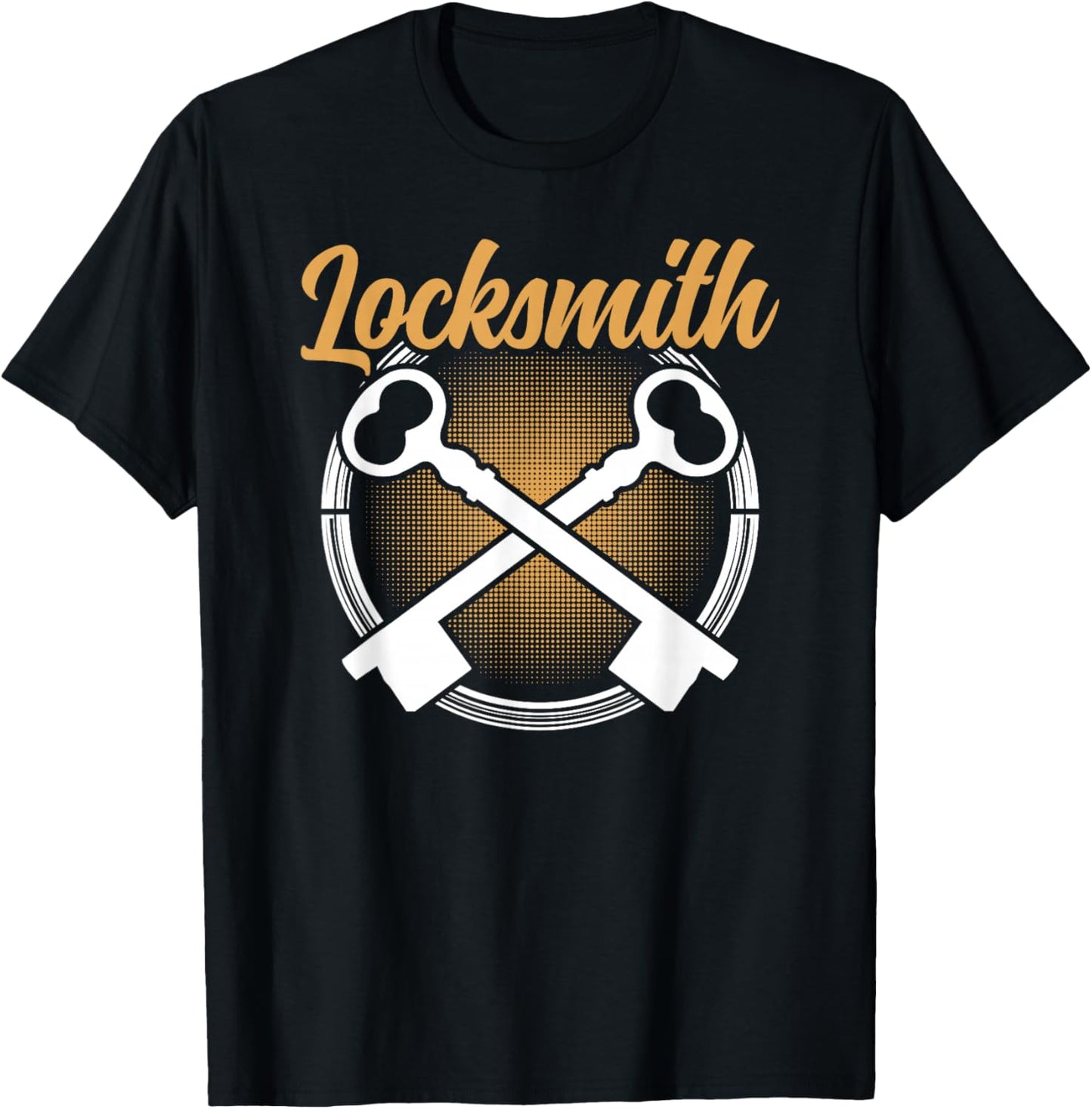 Locksmith Lock Locksmith Profession T-Shirt - T-Shirt | Black