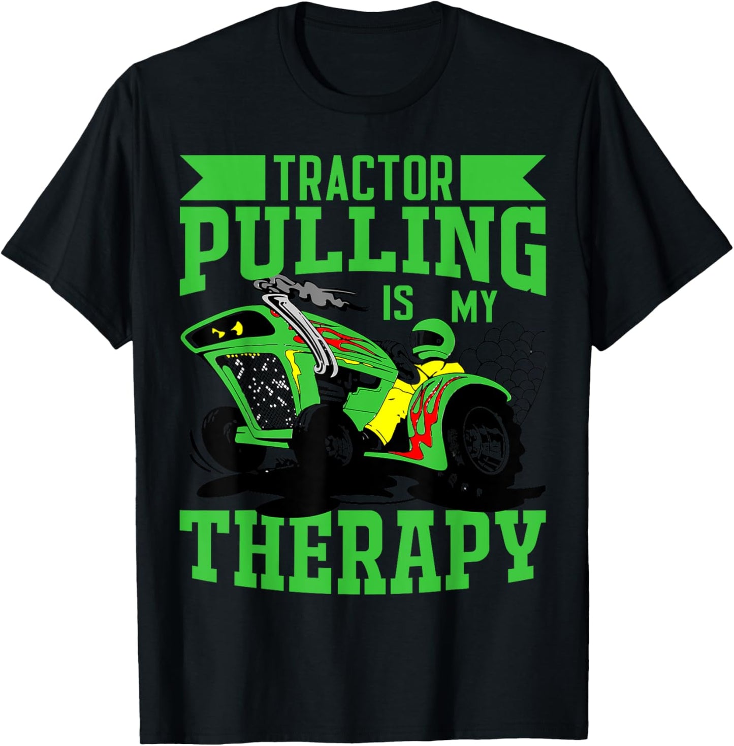 Tractor Towing Full Pull - Men's Black Small Classic Fit Short Sleeve Tractor Pulling Motorsport T-Shirt - T-Shirt | Black
