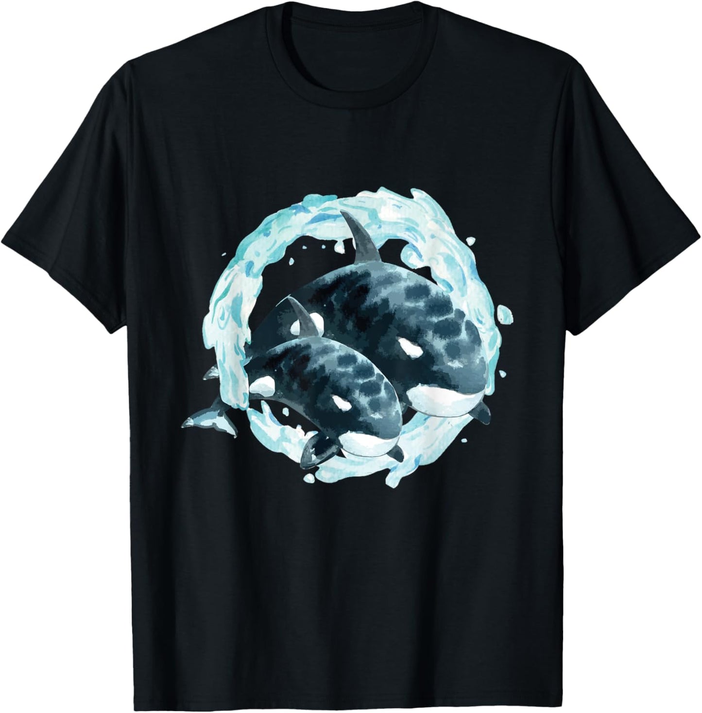 Whale Lover Art - Whales Marine Biologist Wildlife T-Shirt - T-Shirt | Black