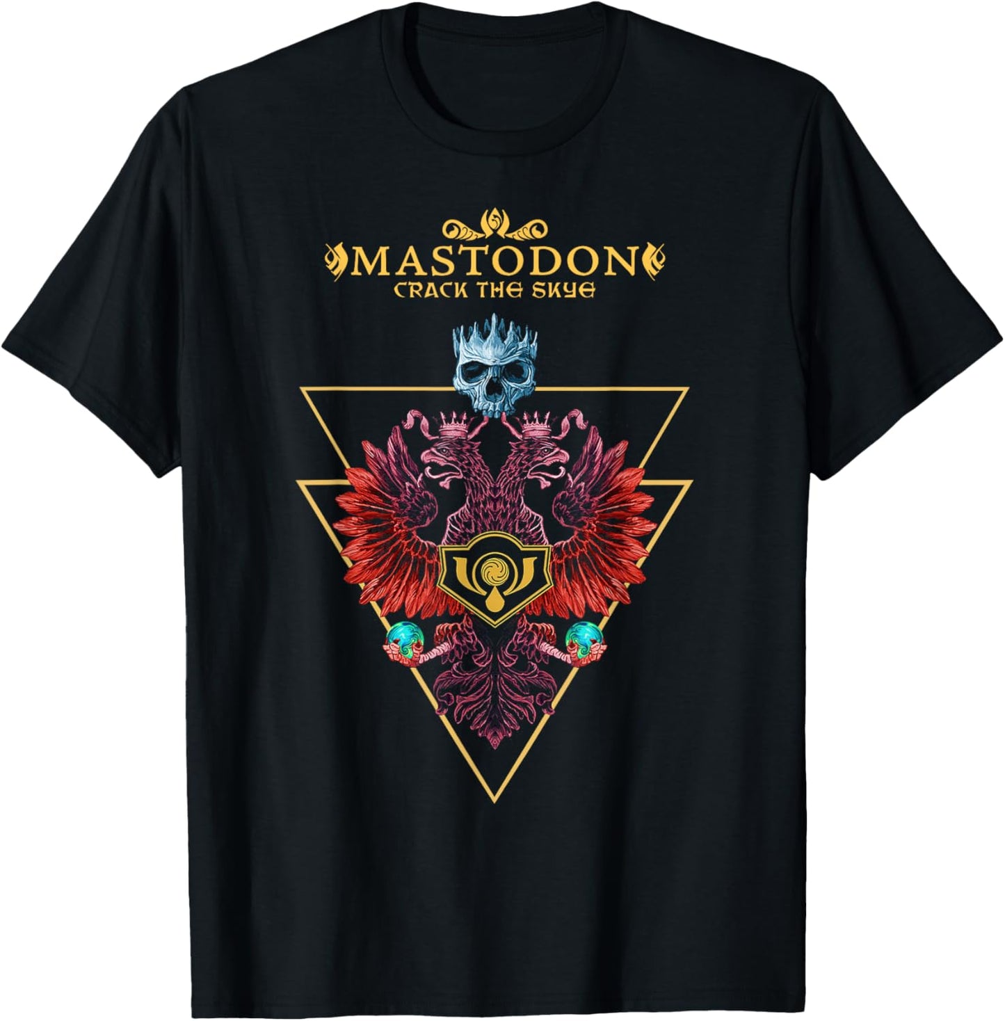 Mastodon - Vibrant Double Eagle T-Shirt - T-Shirt | Black