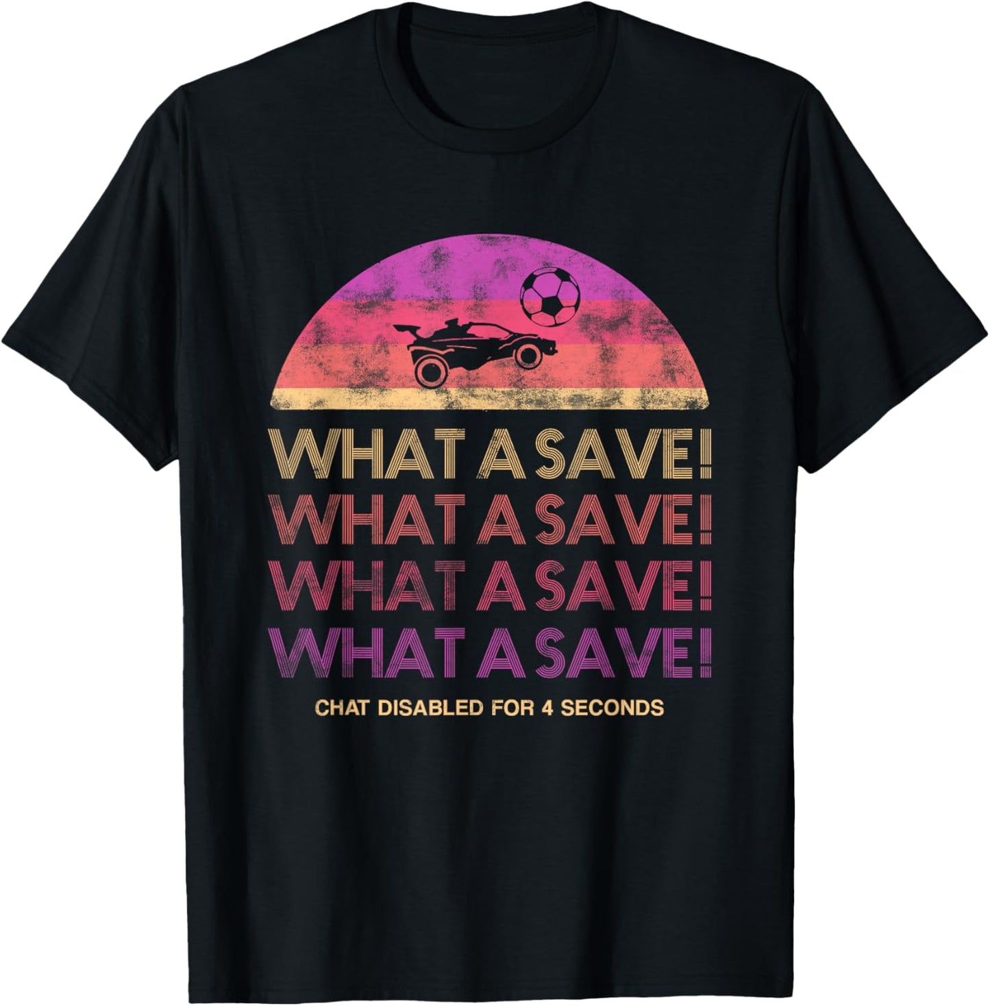 What a save chat disabled gaming car rocket T-Shirt - T-Shirt | Black