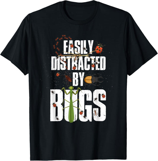 Insect Collector Entomologist Biology Funny Beetle T-Shirt - T-Shirt | Black