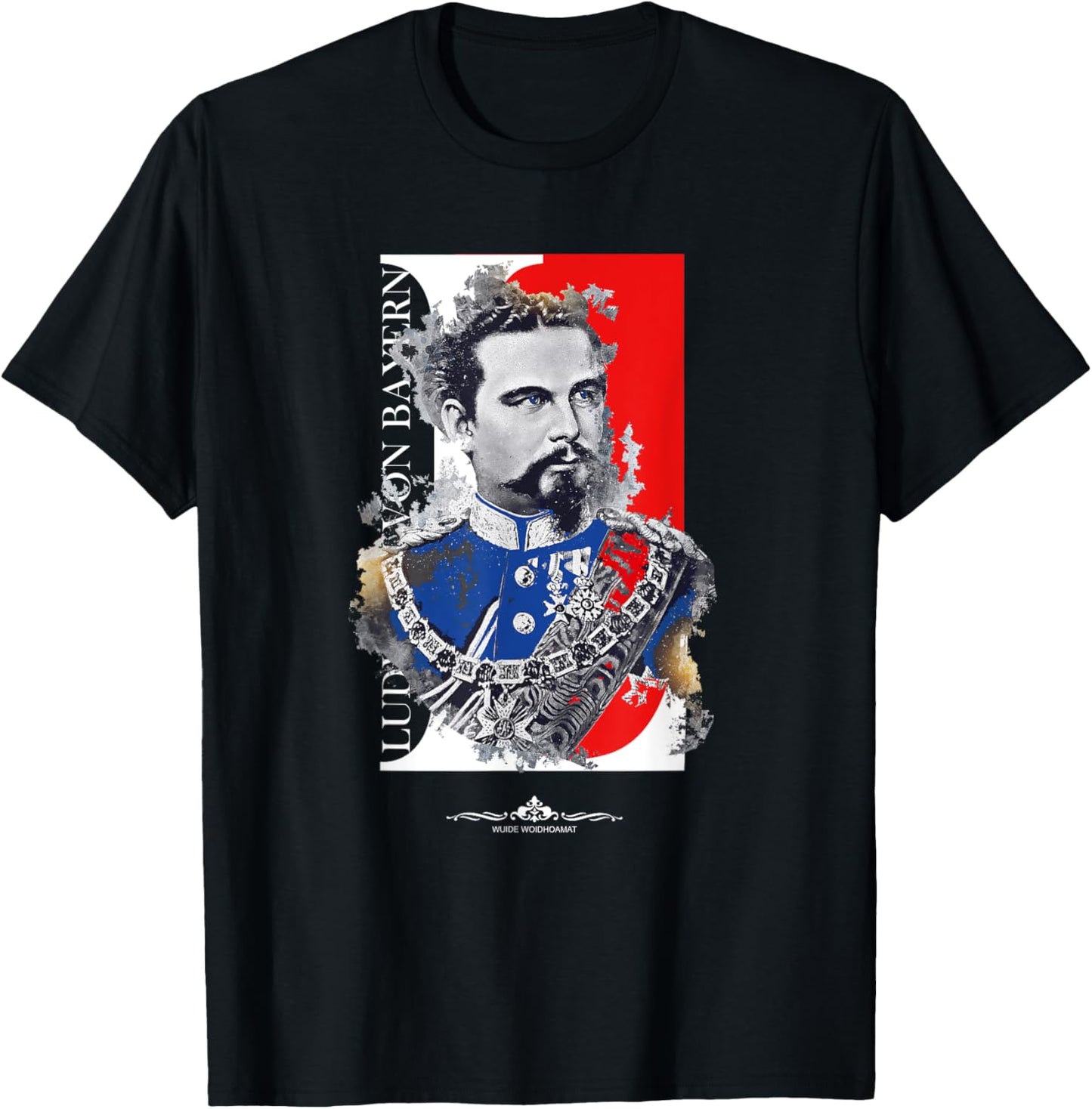 King Ludwig II of Bavaria Special Edition T-Shirt - T-Shirt | Black