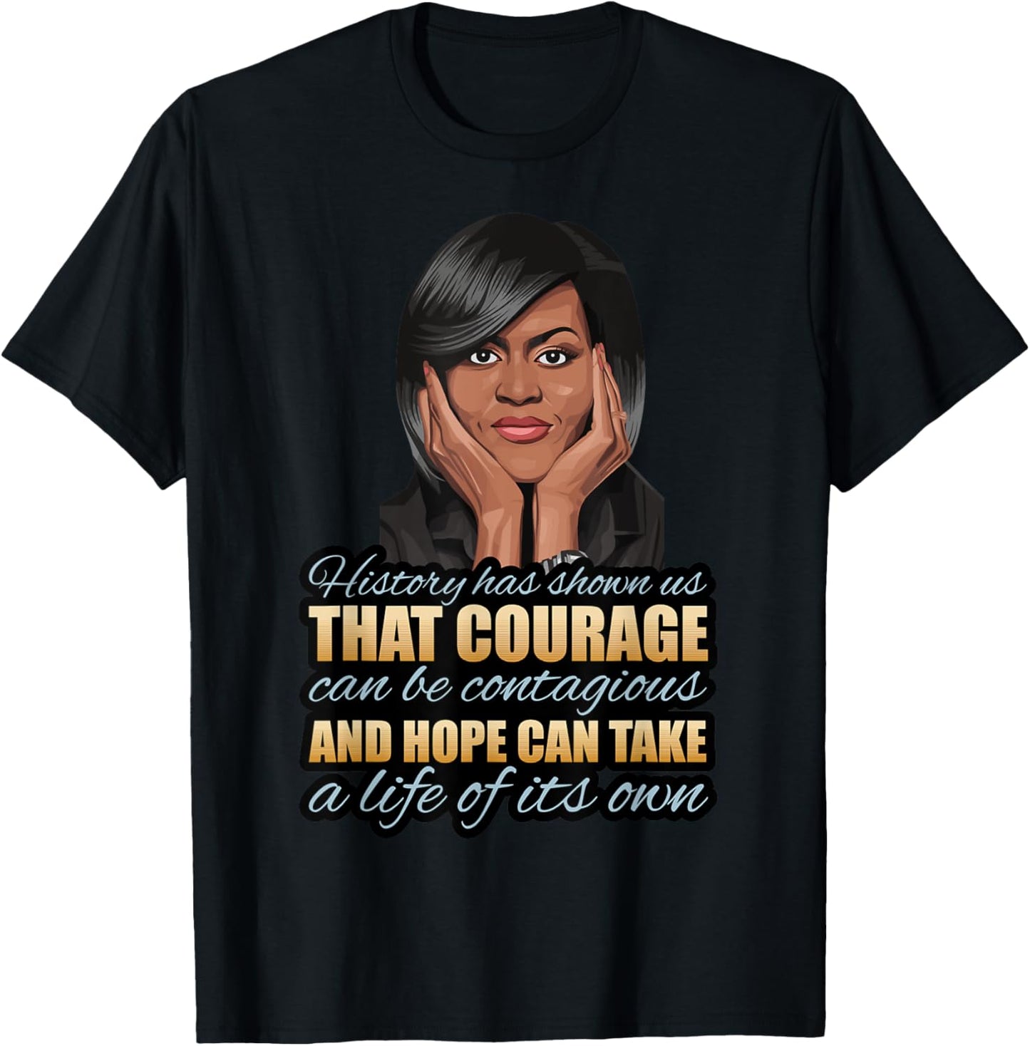 Black History Month Michelle Obama President's Day Women T-Shirt - T-Shirt | Black