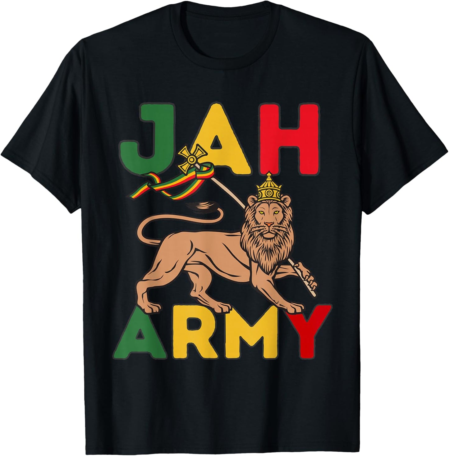 Part of the Jah Army T-Shirt - T-Shirt | Black